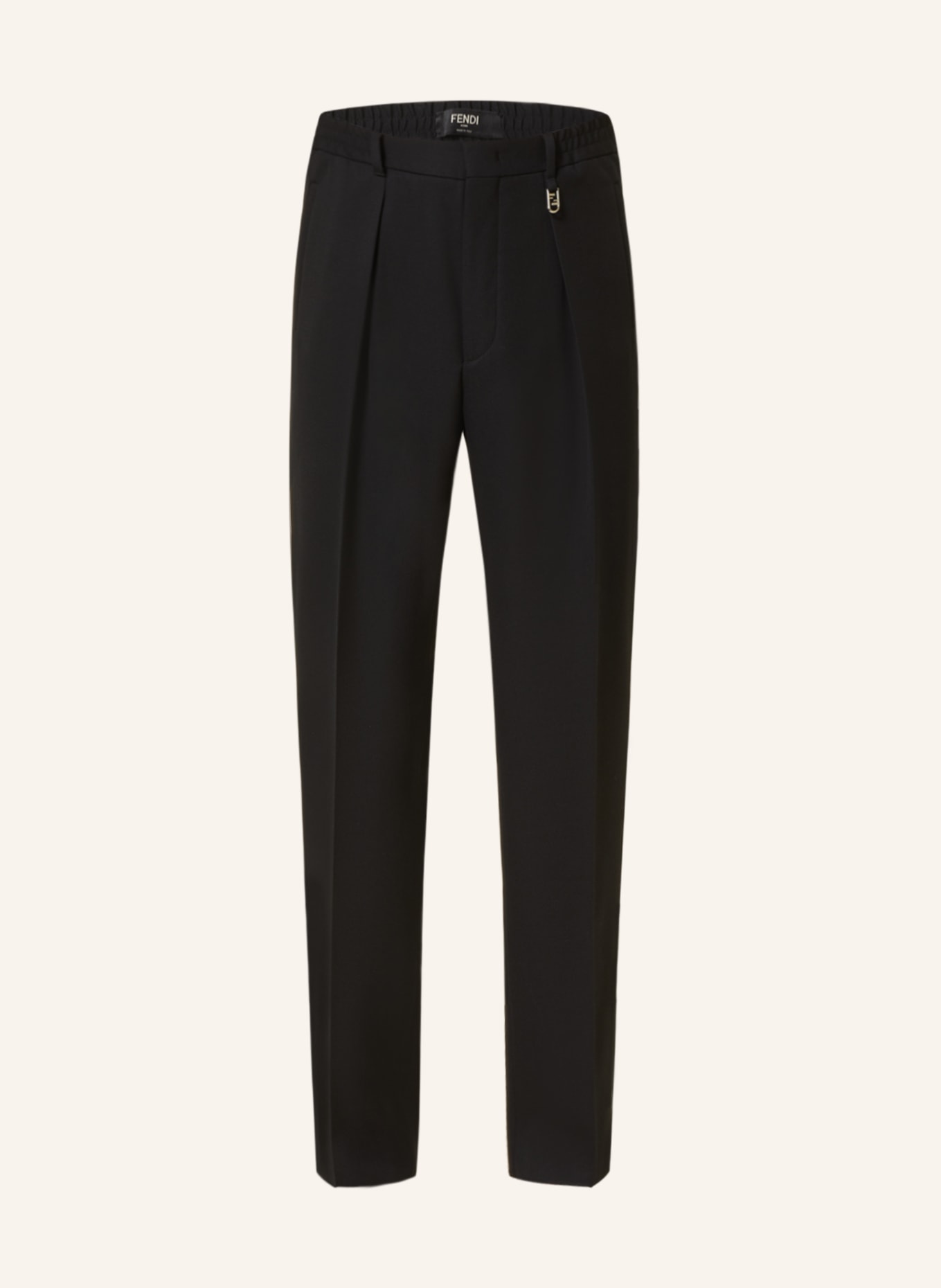 FENDI Trousers regular fit, Color: BLACK (Image 1)
