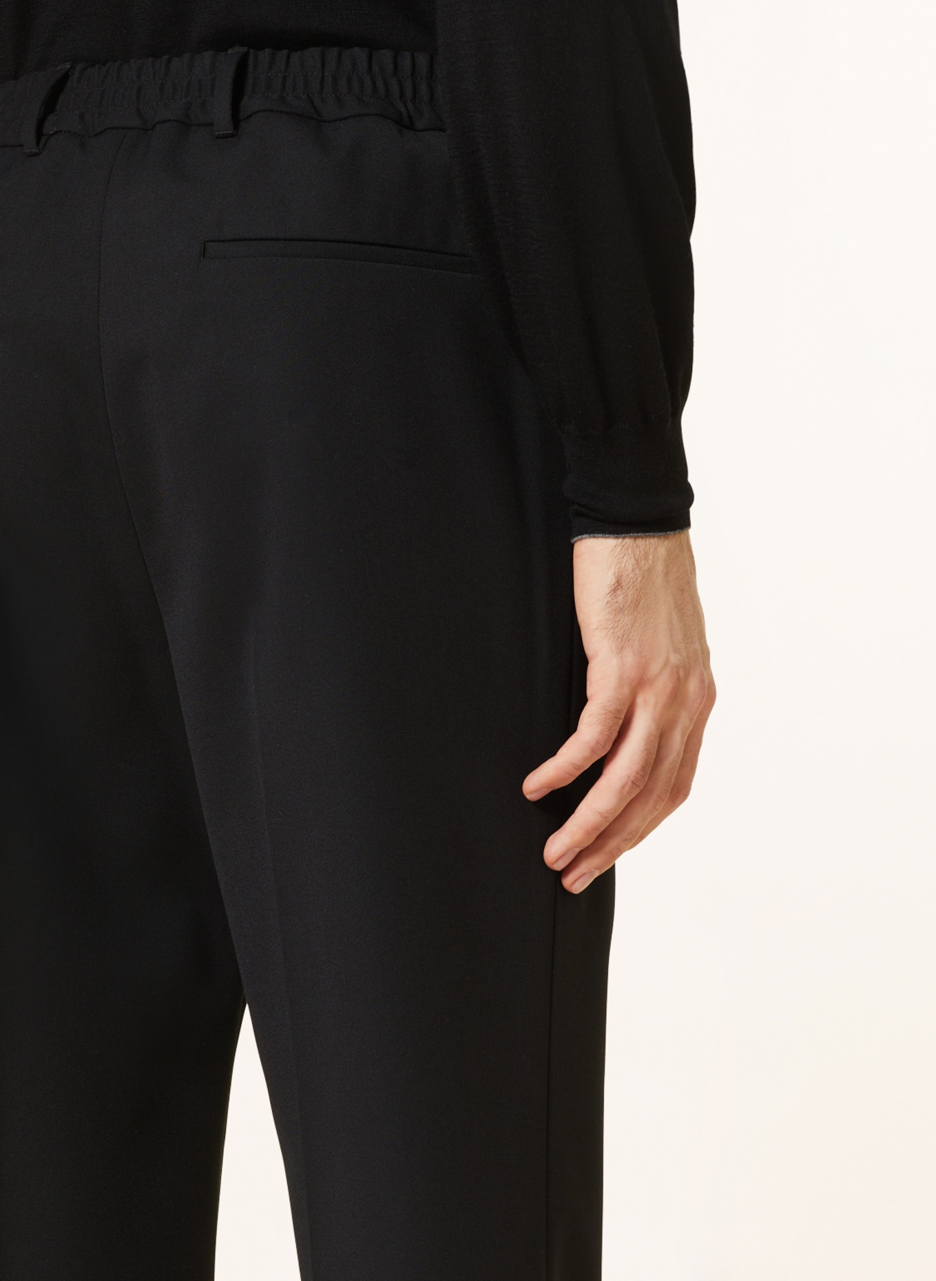 FENDI Trousers regular fit, Color: BLACK (Image 6)