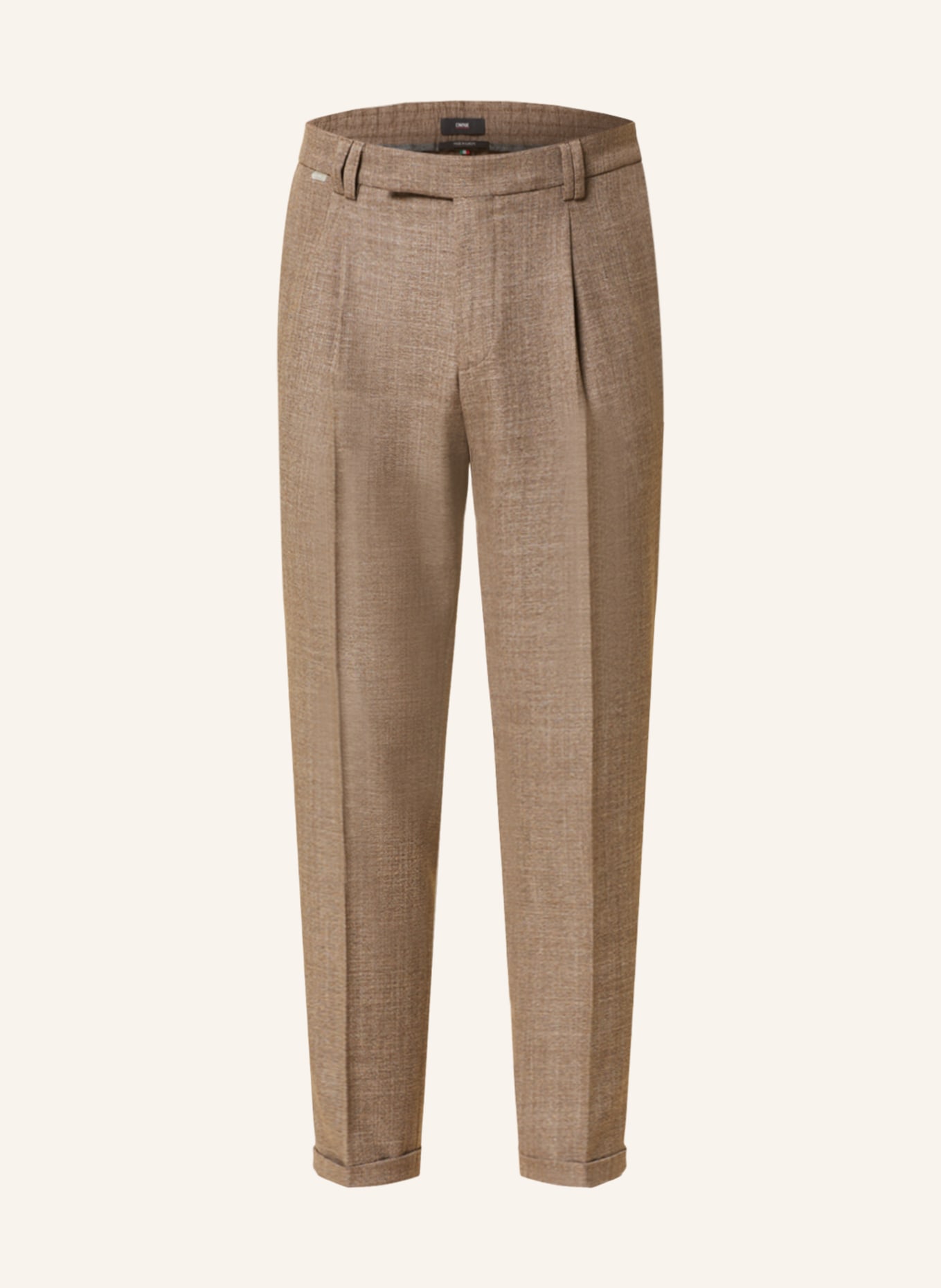 CINQUE Spodnie garniturowe CISAND extra slim fit, Kolor: 27 DUNKELBRAUN (Obrazek 1)