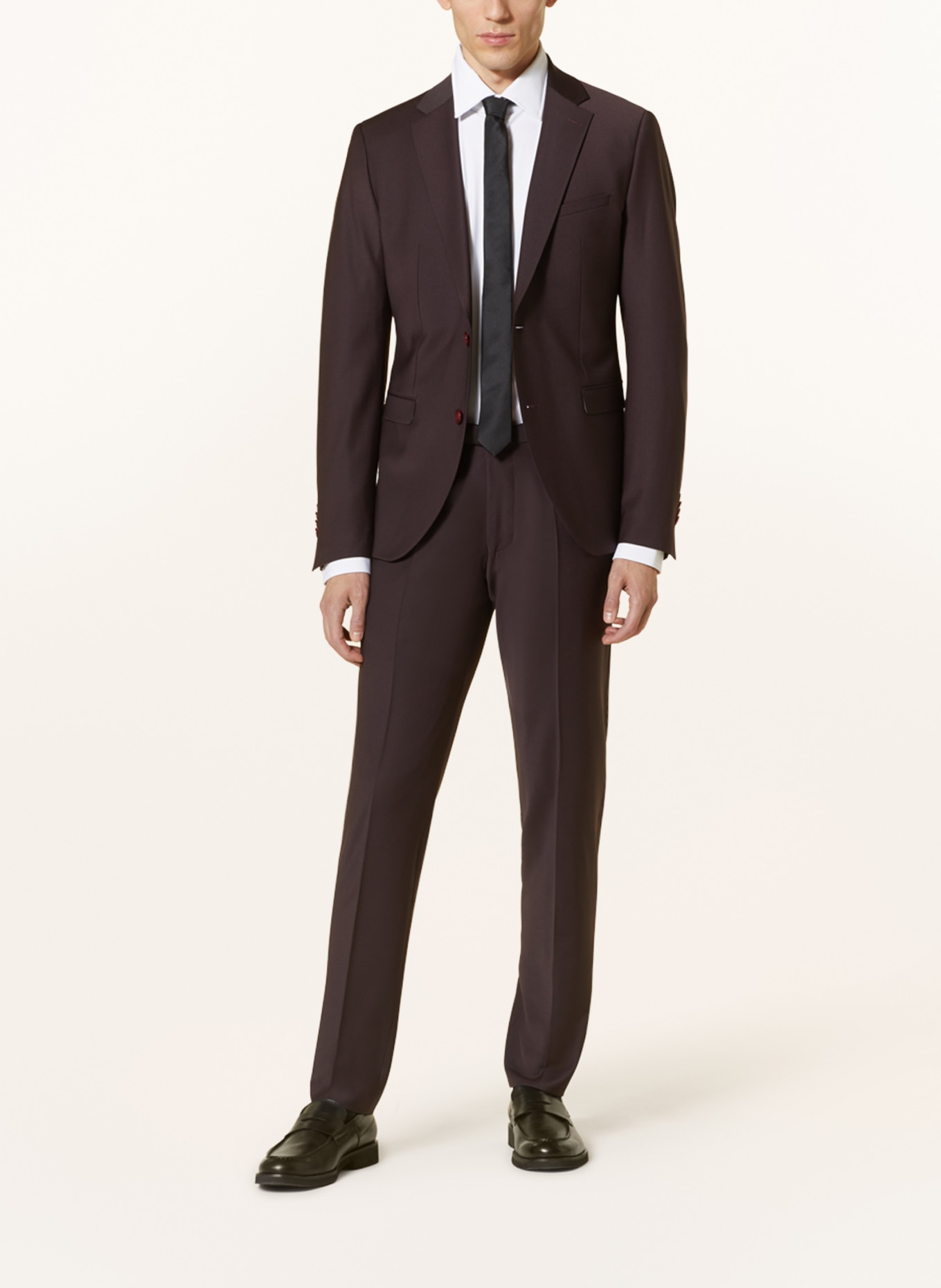 CINQUE Oblekové kalhoty CIMONOPOLI Extra Slim Fit, Barva: 49 DUNKELROT (Obrázek 2)