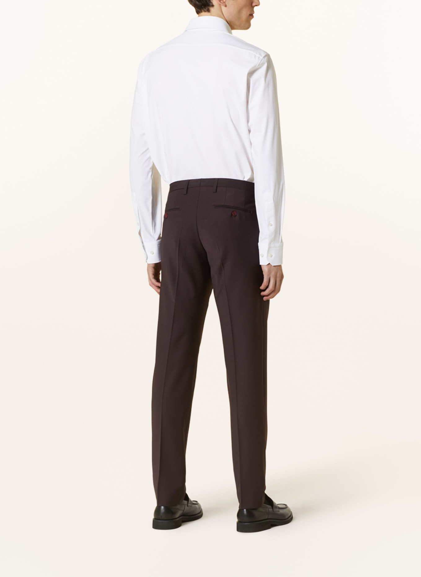 CINQUE Spodnie garniturowe CIMONOPOLI extra slim fit, Kolor: 49 DUNKELROT (Obrazek 4)