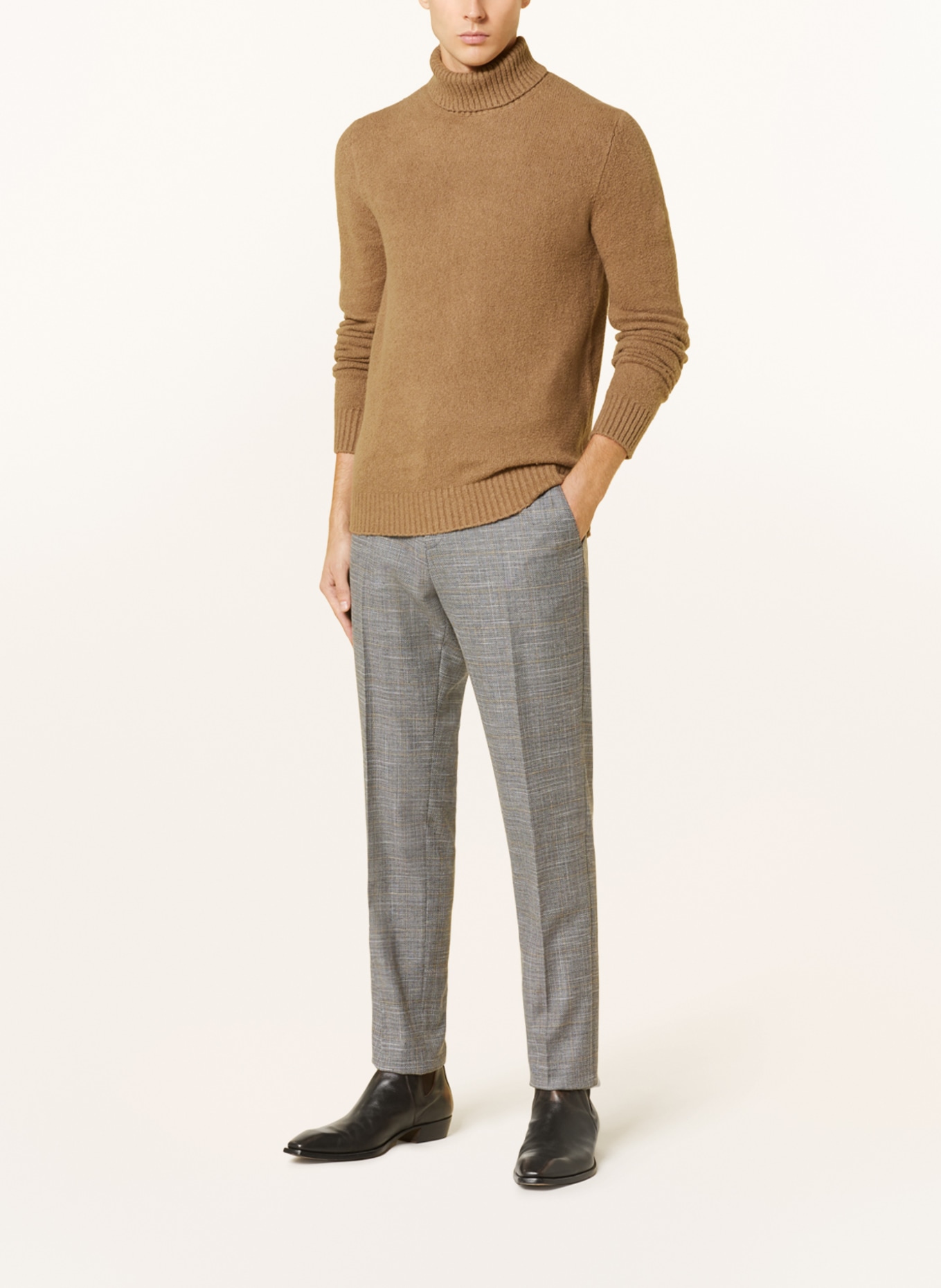 CINQUE Turtleneck sweater CIZINO, Color: BROWN (Image 2)