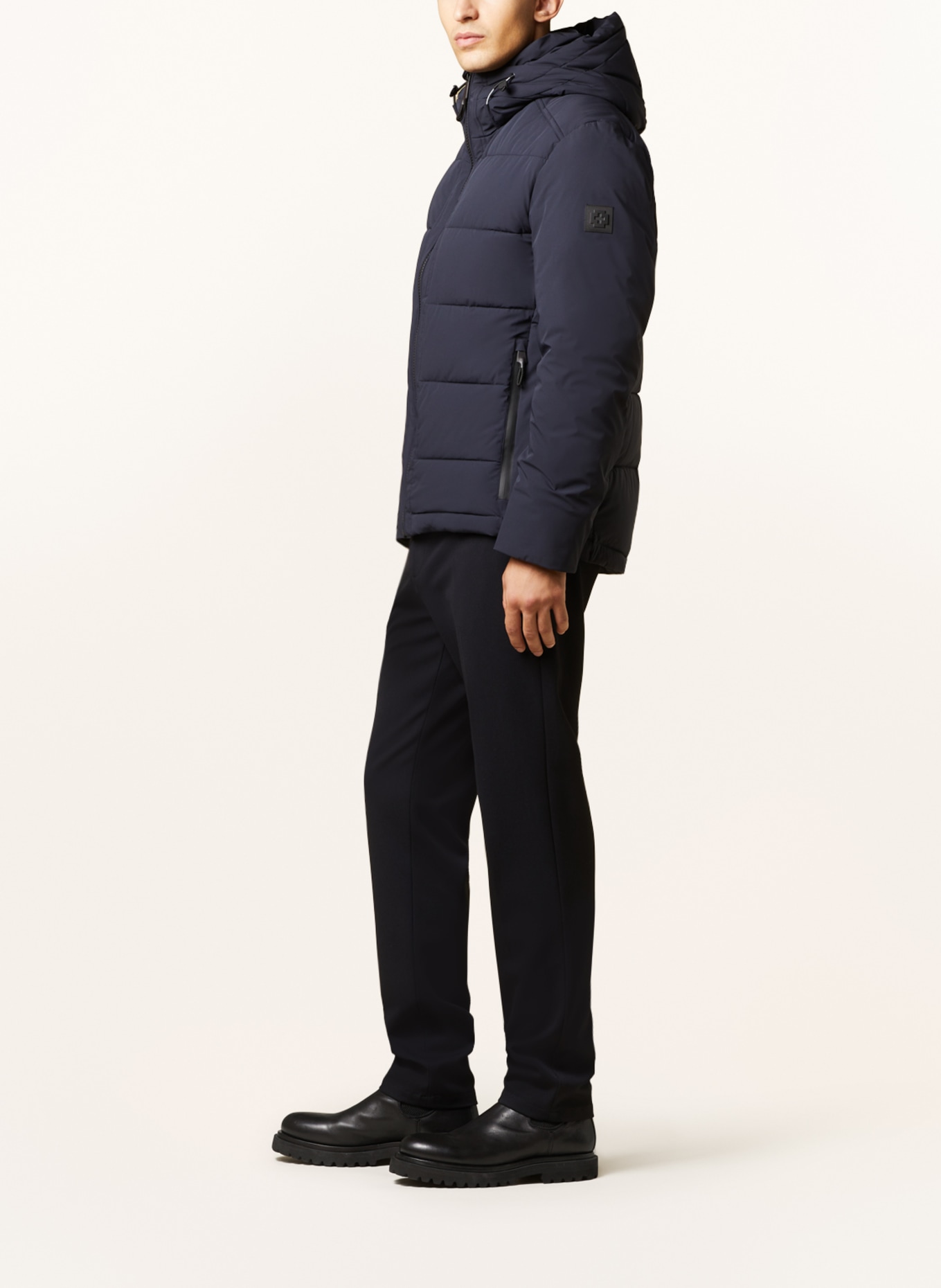 STRELLSON Quilted jacket LEGGERO, Color: DARK BLUE (Image 4)