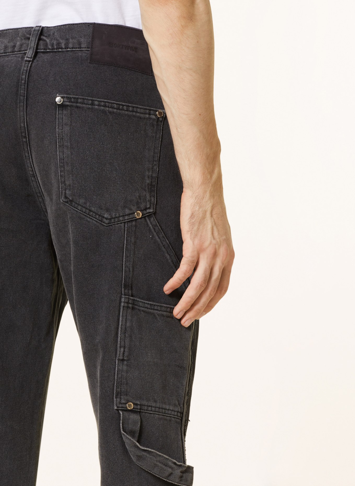 EIGHTYFIVE Jeans Flared Fit, Farbe: LIGHT GREY (Bild 6)