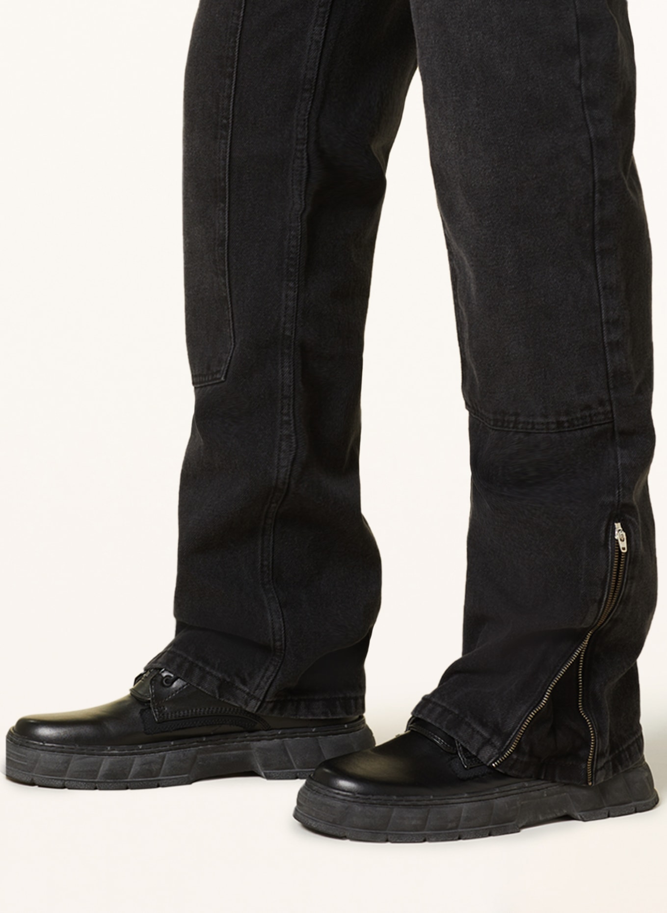 EIGHTYFIVE Jeansy straight fit, Kolor: black washed (Obrazek 6)