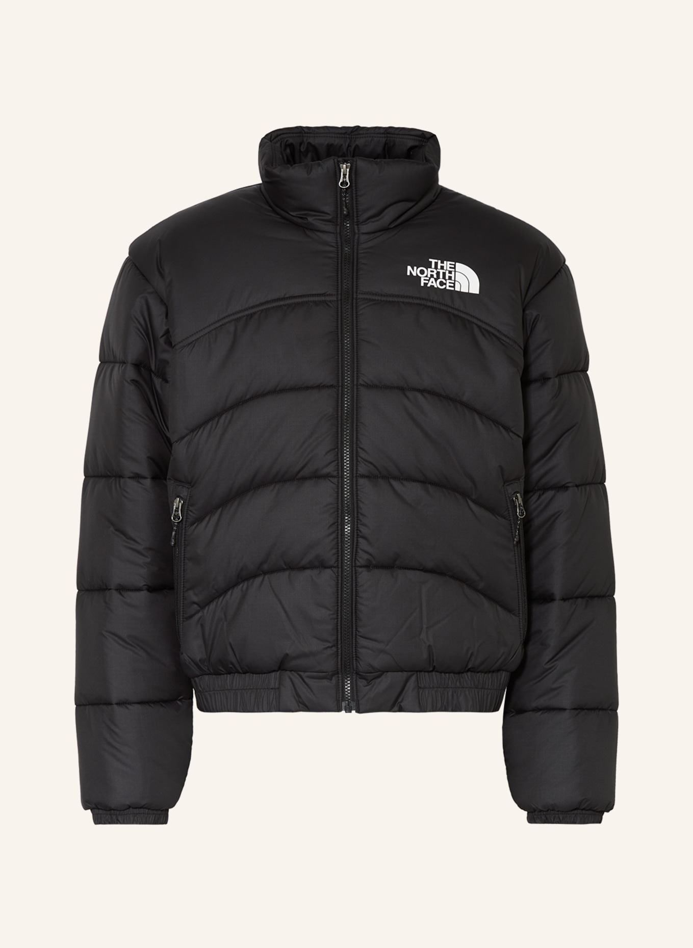 THE NORTH FACE Quilted jacket, Color: BLACK (Image 1)