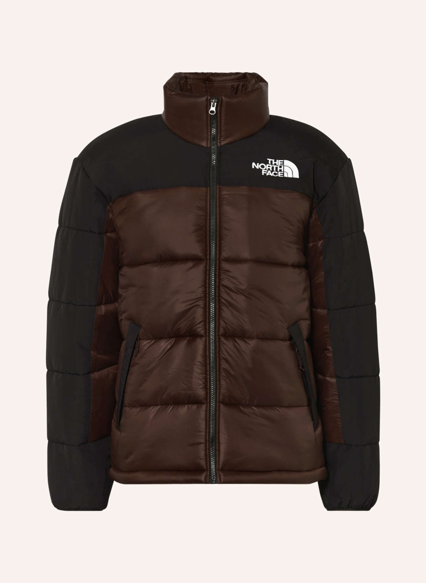 THE NORTH FACE Quilted jacket HIMALAYAN, Color: DARK BROWN/ BLACK (Image 1)