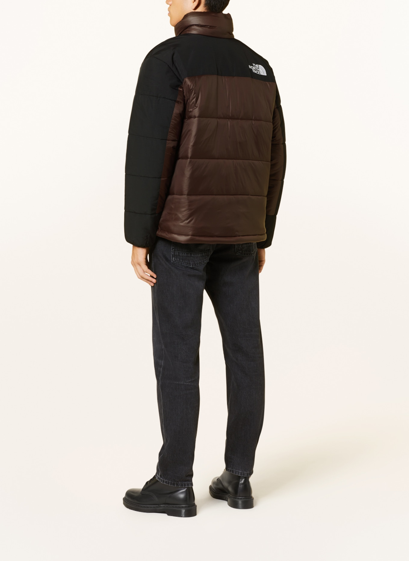 THE NORTH FACE Quilted jacket HIMALAYAN, Color: DARK BROWN/ BLACK (Image 3)