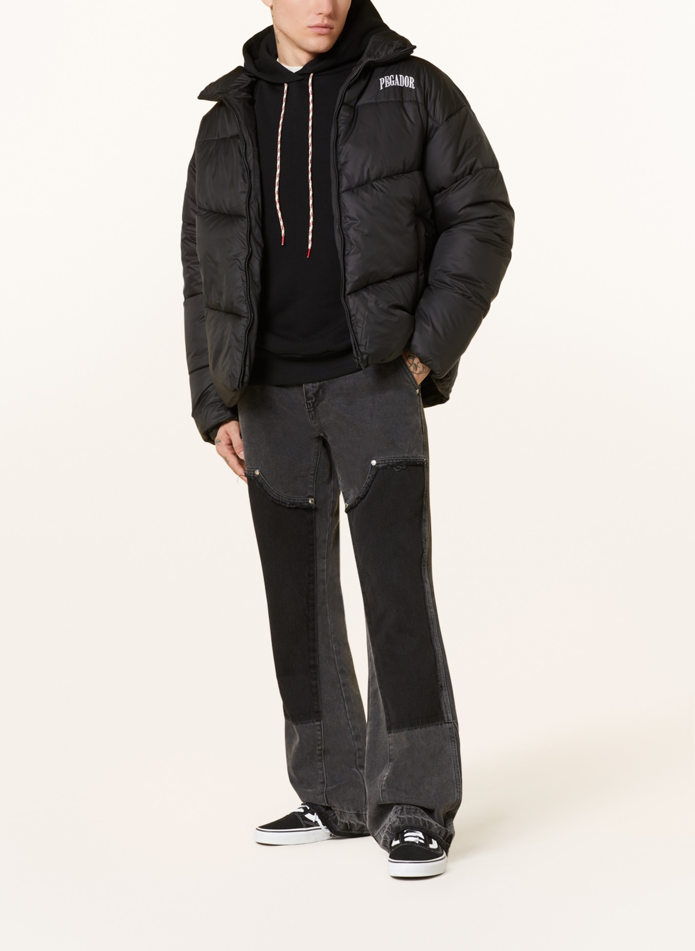 PEGADOR Quilted jacket SPILLER, Color: BLACK (Image 2)