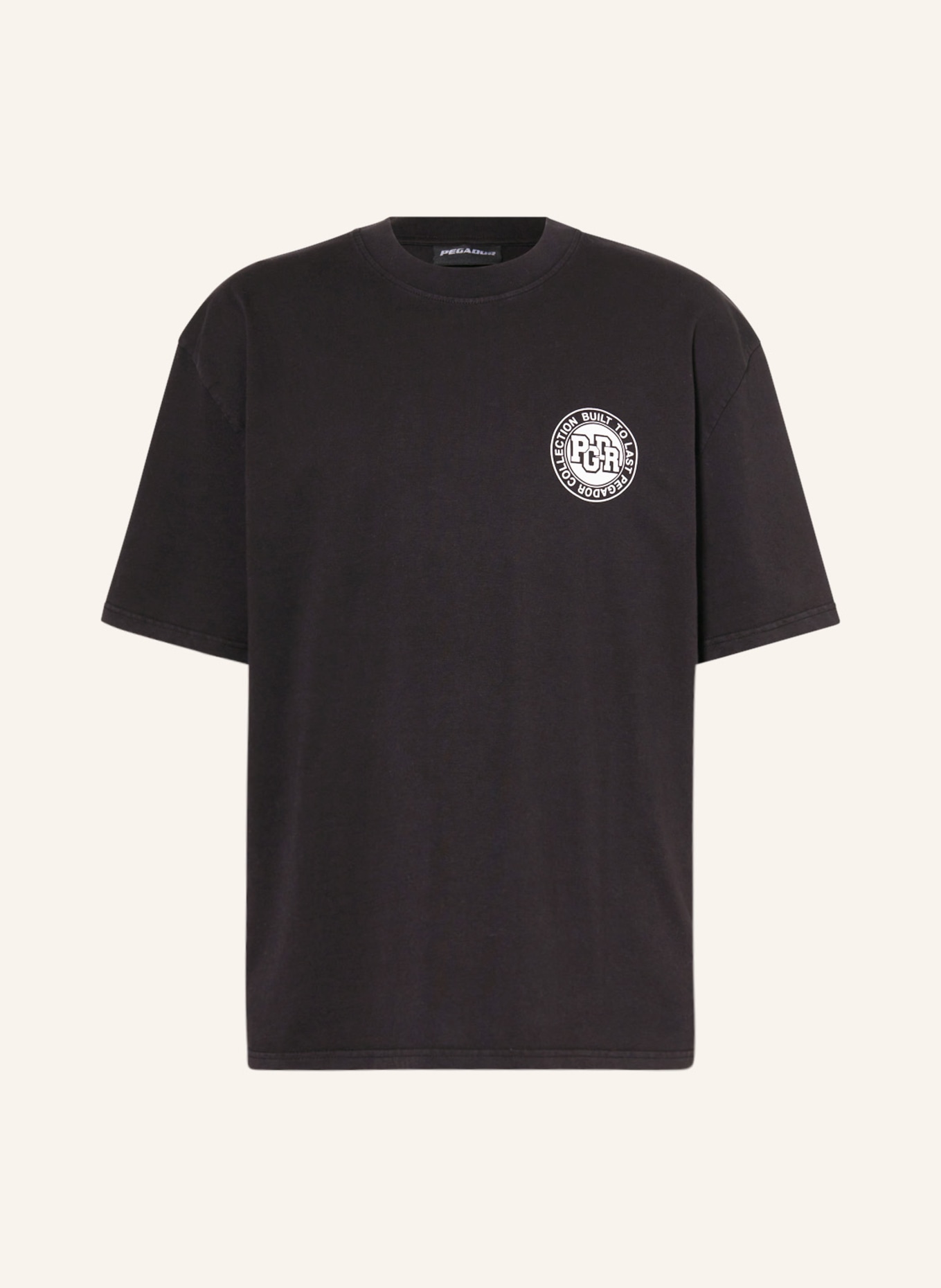 PEGADOR T-shirt ORSETT, Color: BLACK/ WHITE (Image 1)