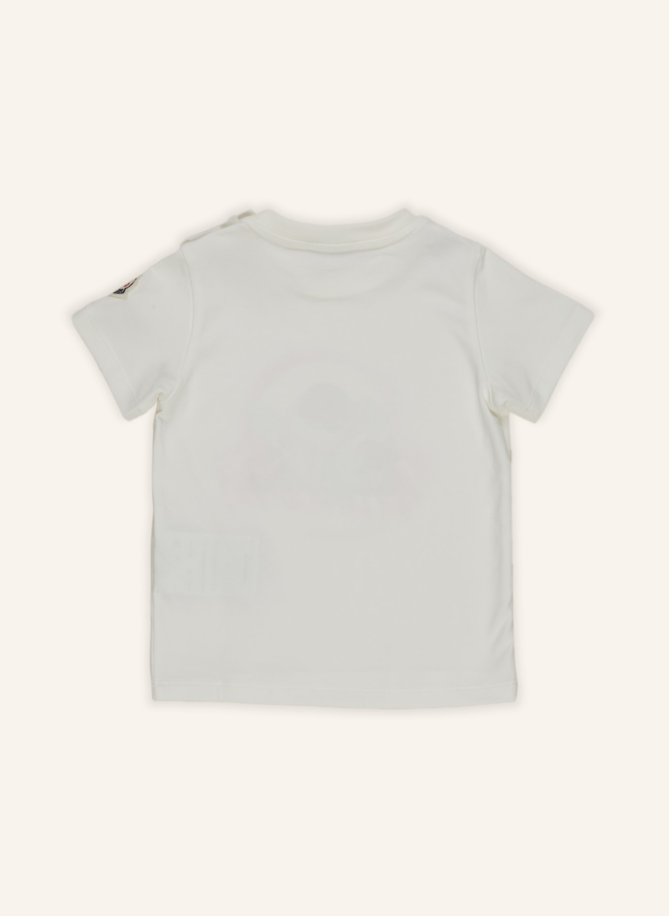 MONCLER enfant T-Shirt, Farbe: WEISS/ NEONROT/ HELLROT (Bild 2)