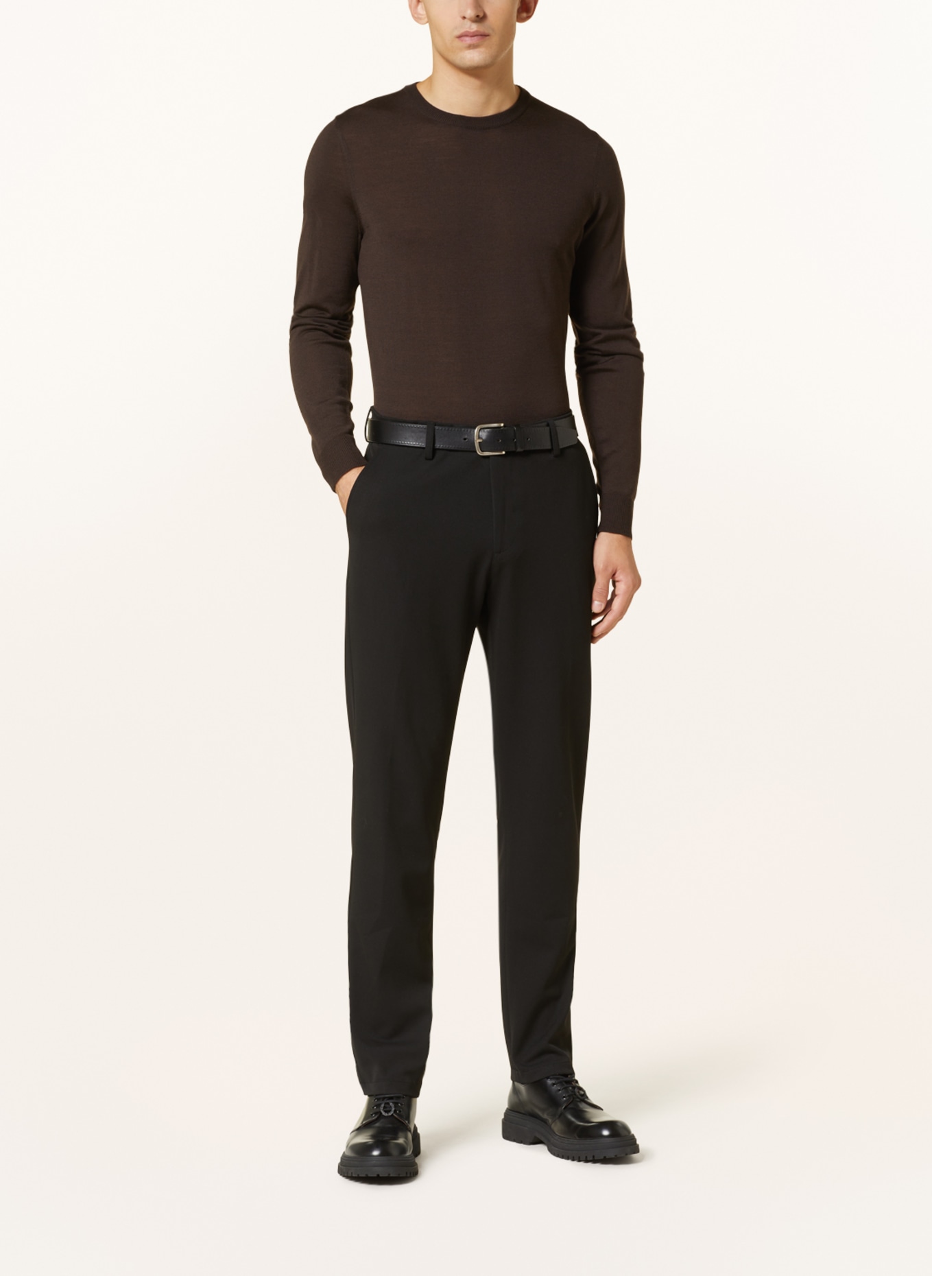 STRELLSON Sweater MAREK, Color: DARK BROWN (Image 2)