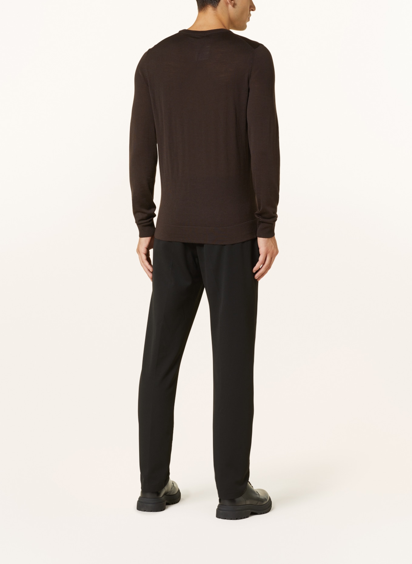 STRELLSON Sweater MAREK, Color: DARK BROWN (Image 3)
