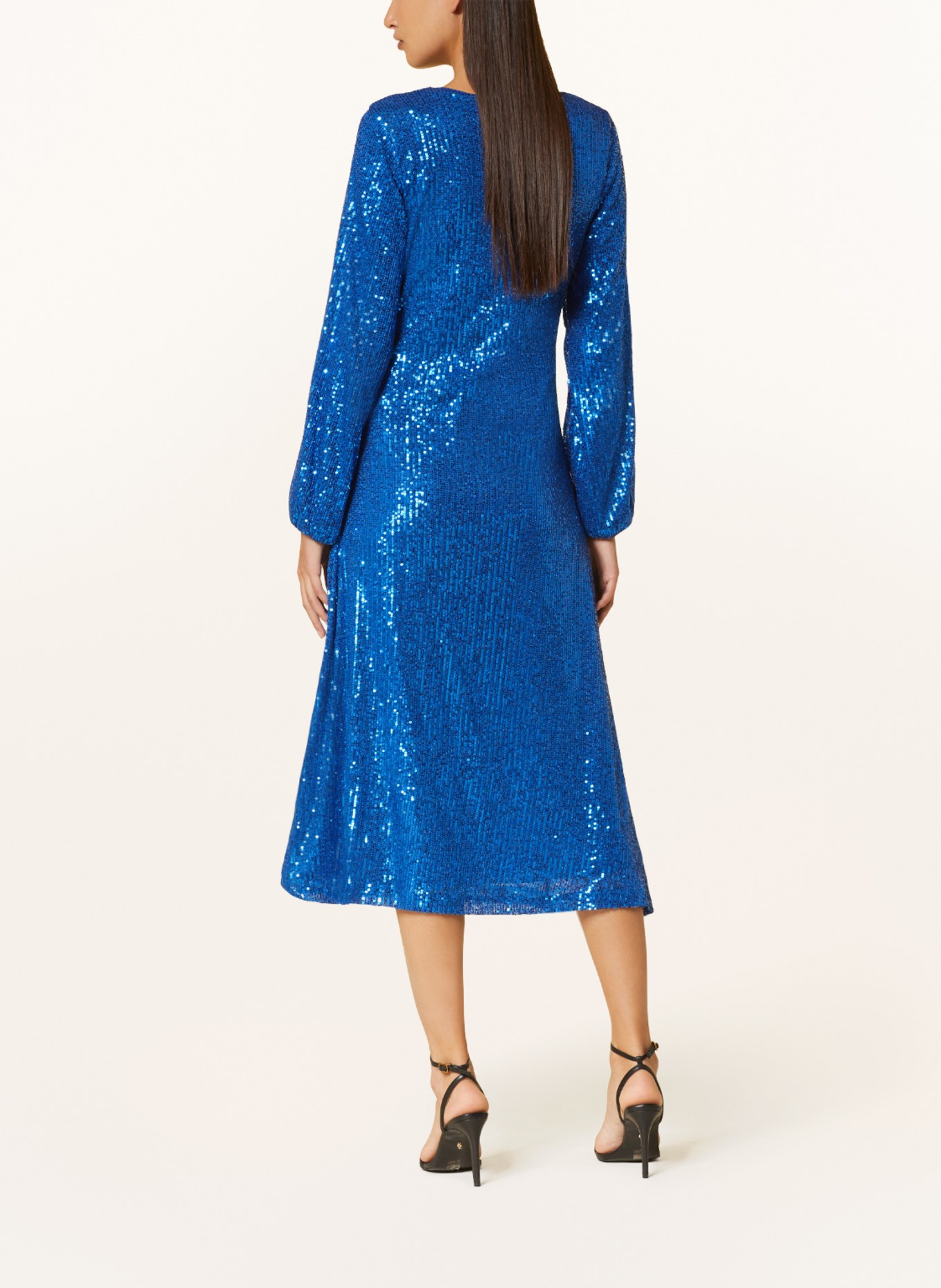 ICHI Dress IHFAUCI with sequins, Color: BLUE (Image 3)