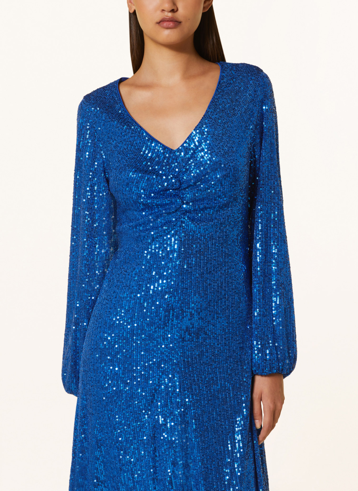 ICHI Dress IHFAUCI with sequins, Color: BLUE (Image 4)