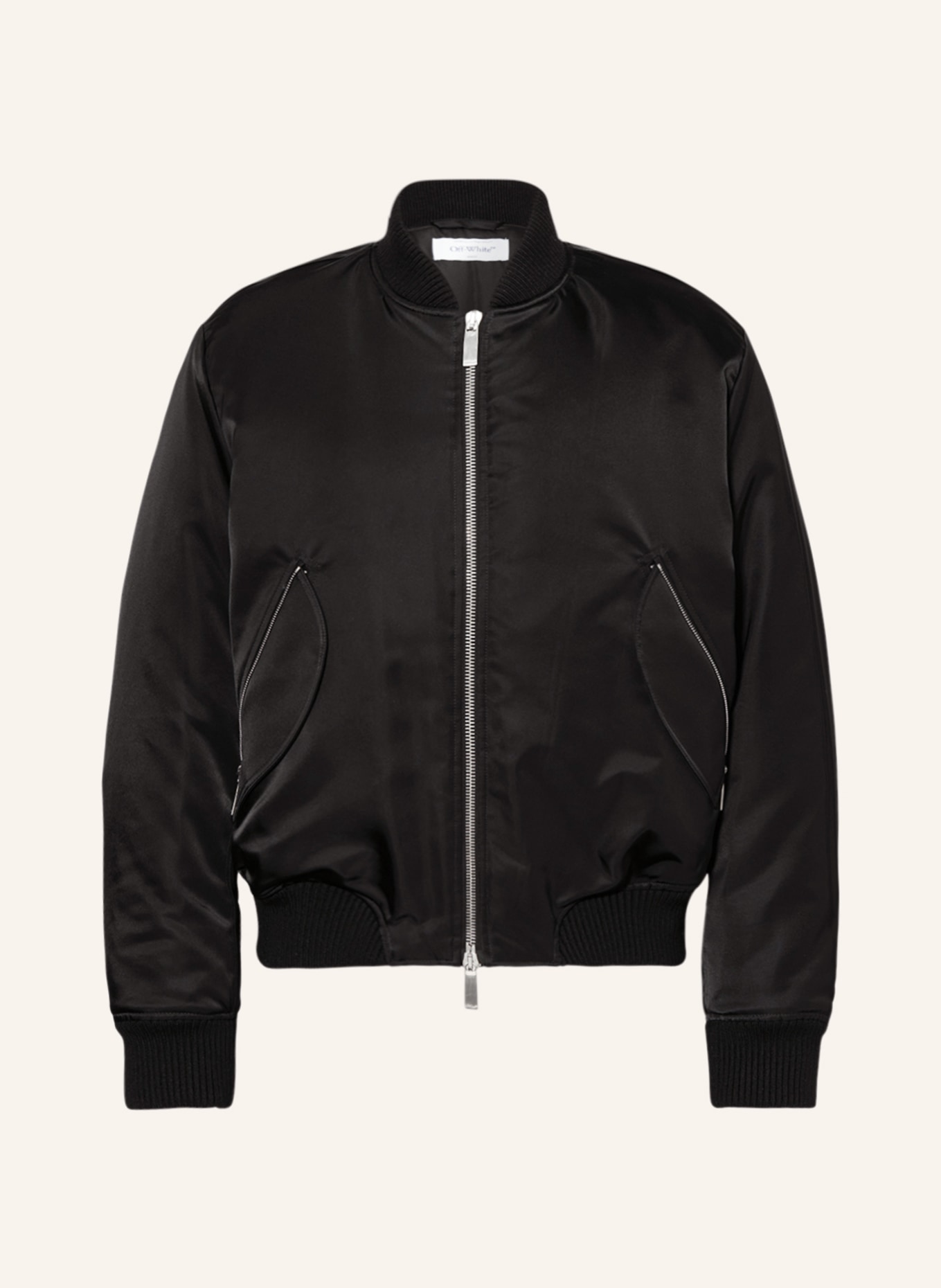 Off-White Bomber jacket, Color: BLACK (Image 1)