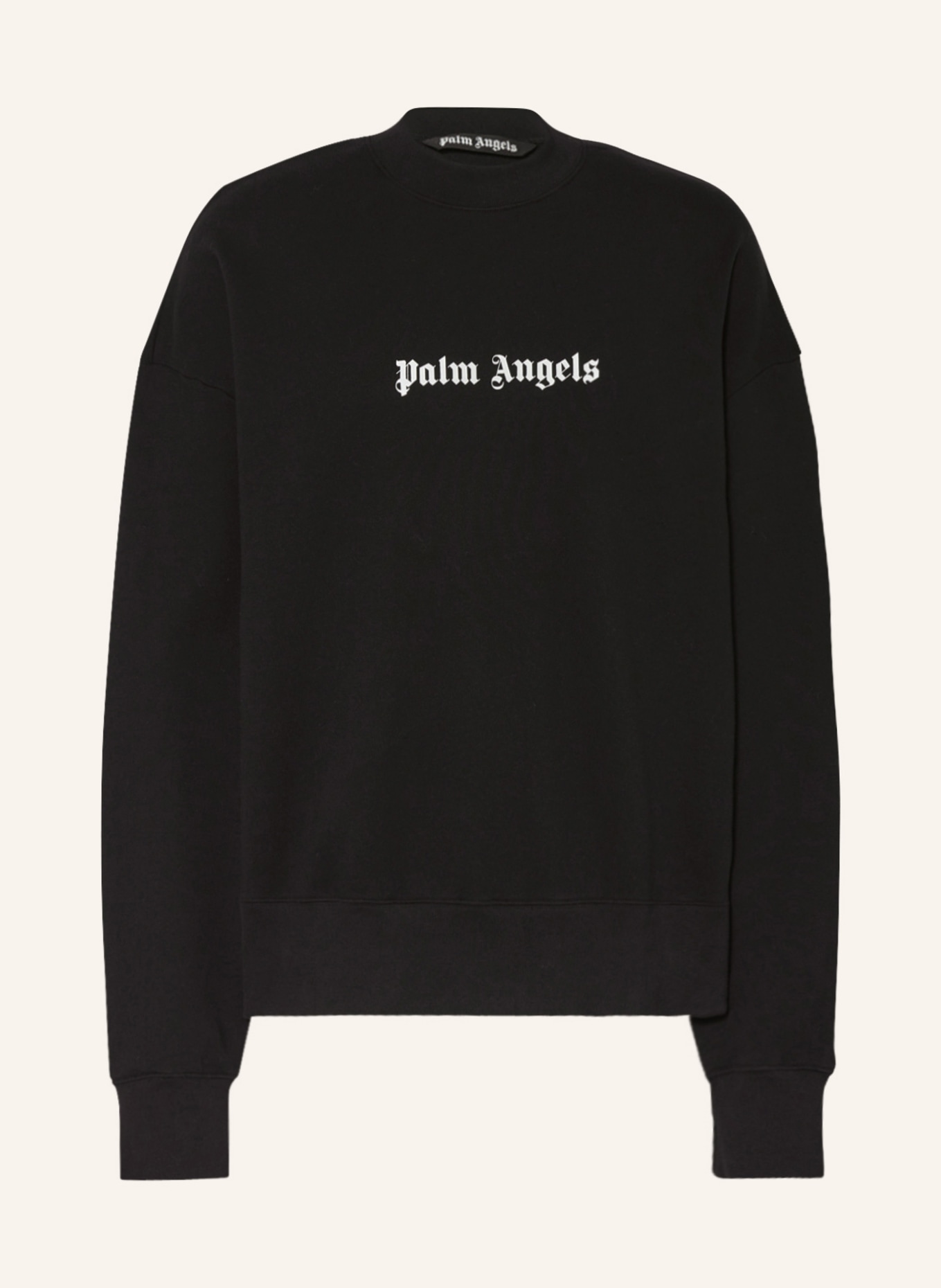 Palm Angels Sweatshirt, Color: BLACK/ WHITE (Image 1)