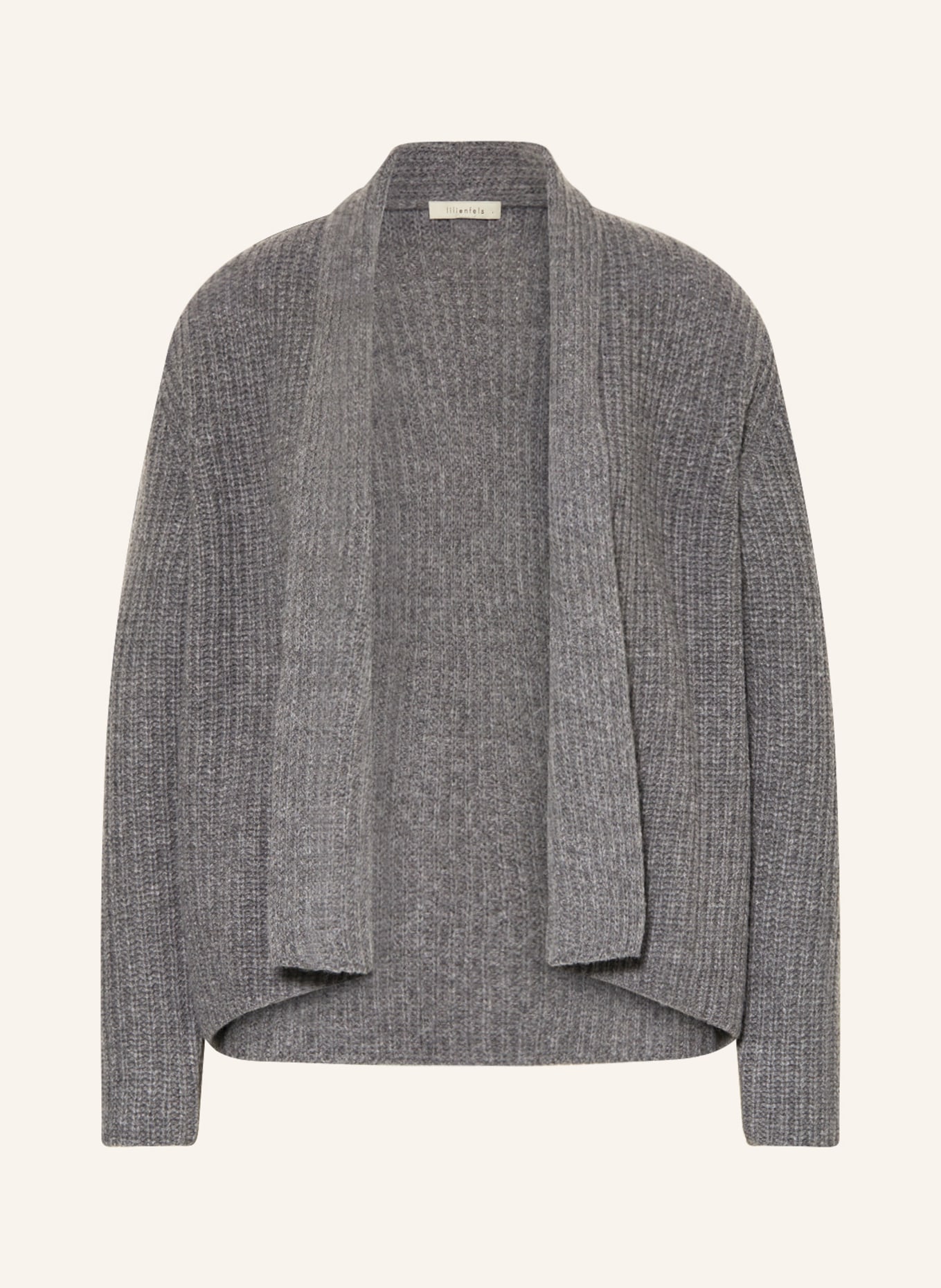 lilienfels Knit cardigan with cashmere, Color: GRAY (Image 1)