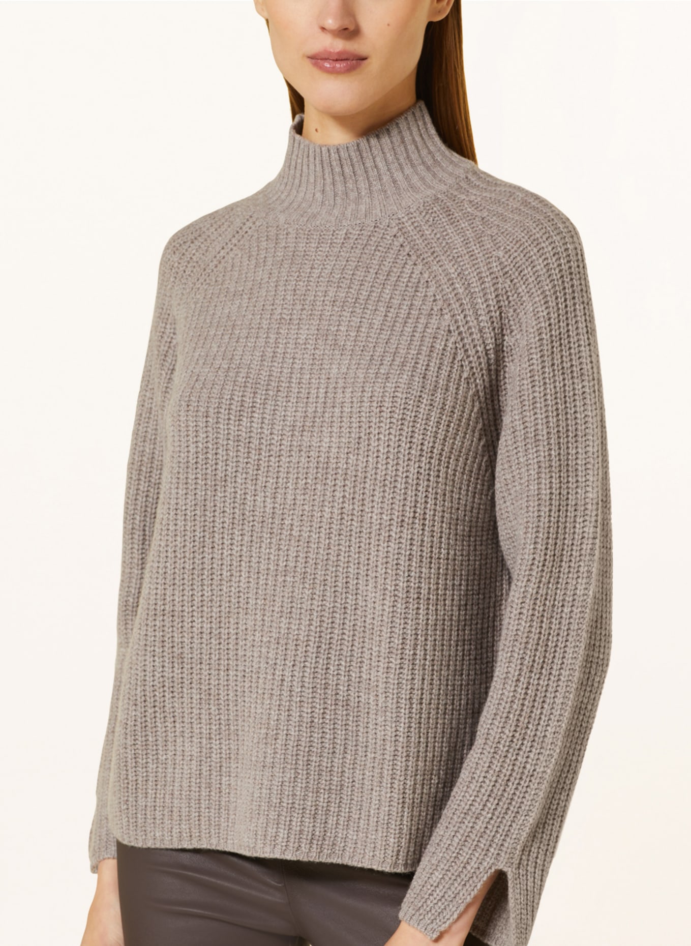 lilienfels Sweater with cashmere, Color: TAUPE (Image 4)