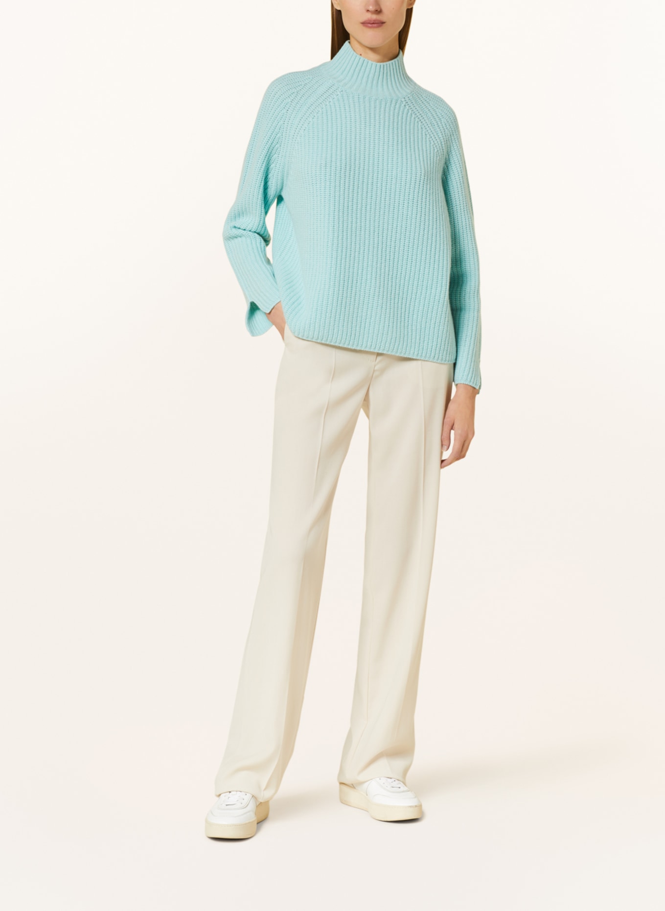 lilienfels Sweater with cashmere, Color: TURQUOISE (Image 2)
