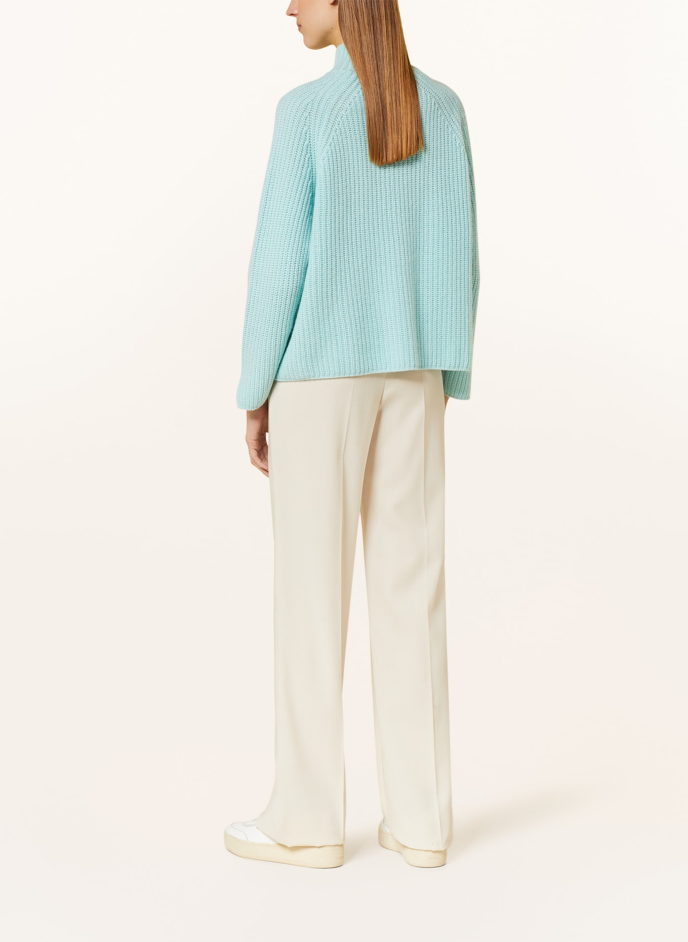 lilienfels Sweater with cashmere, Color: TURQUOISE (Image 3)