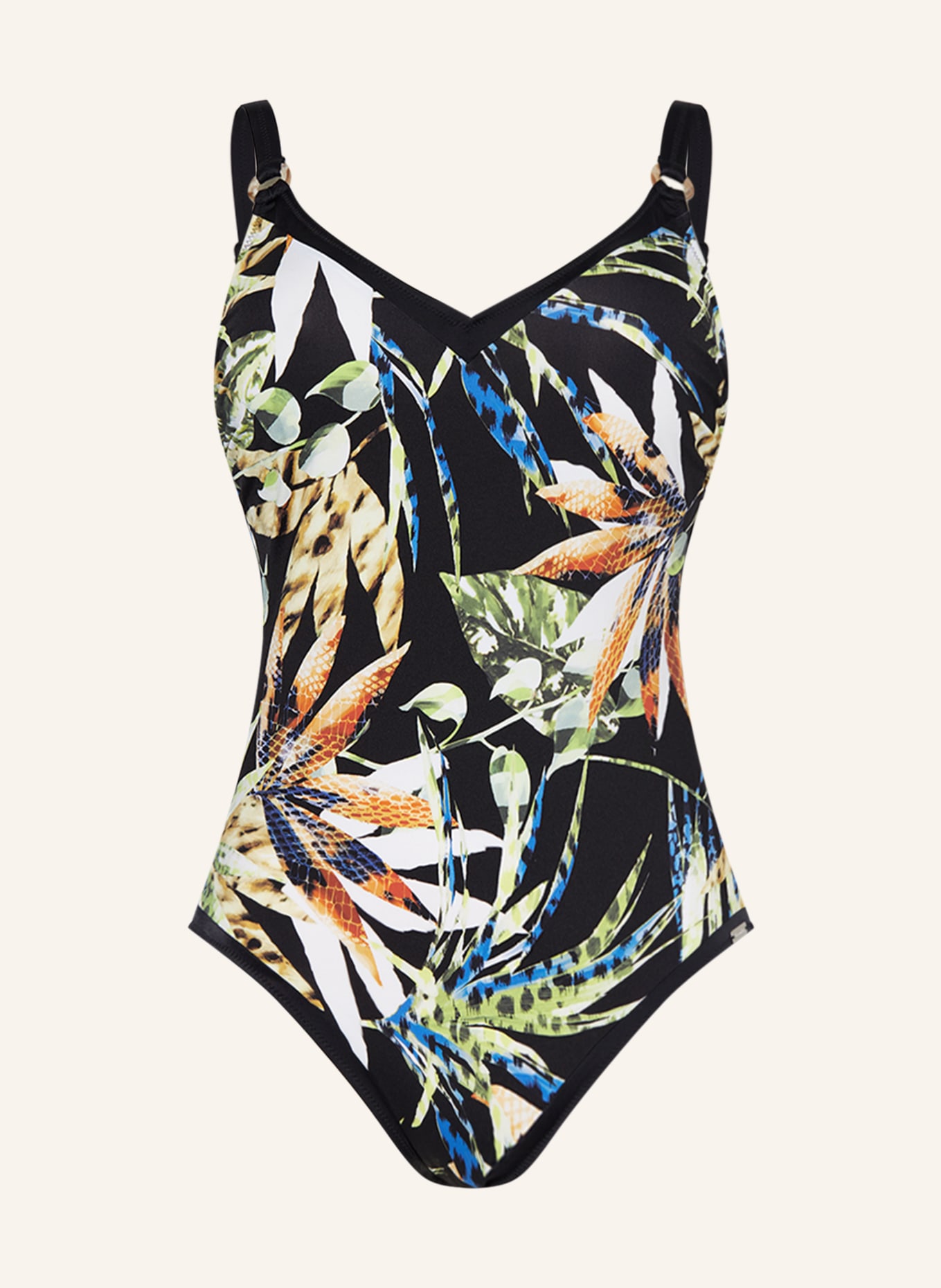 Charmline Shaping swimsuit MIDNIGHT SOUNDS, Color: BLACK (Image 1)