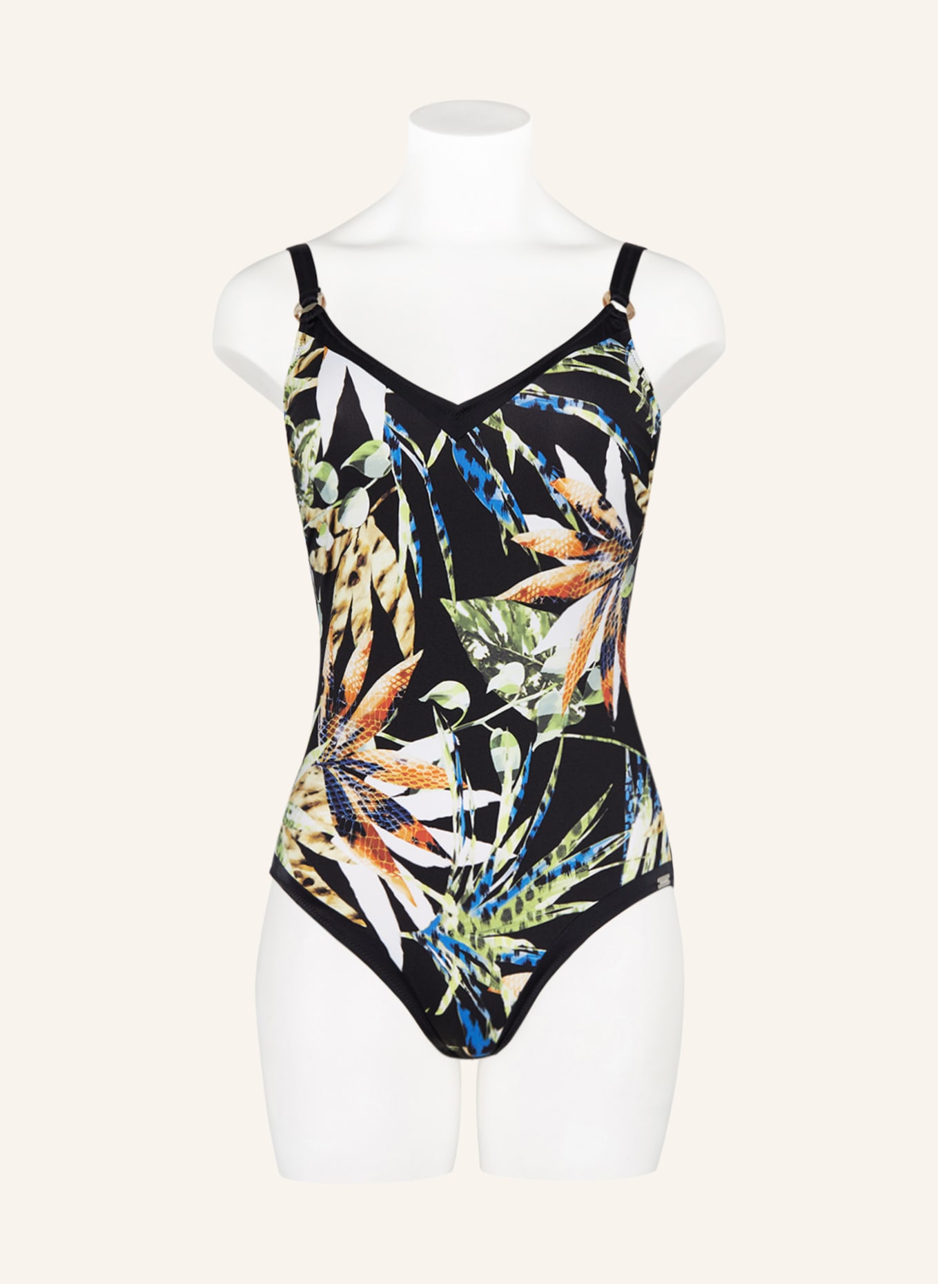 Charmline Shaping swimsuit MIDNIGHT SOUNDS, Color: BLACK (Image 2)