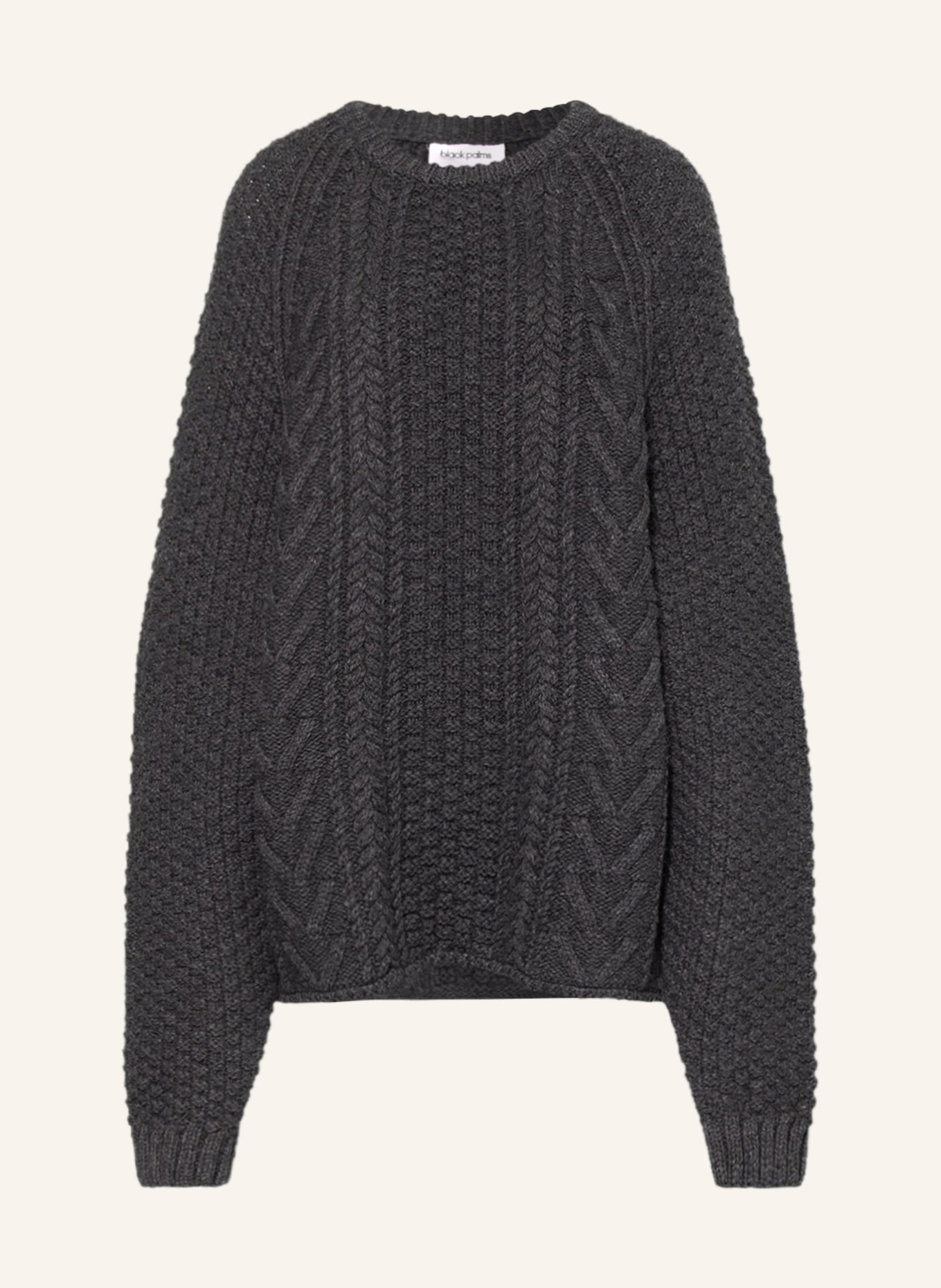black palms Sweater KARLINA, Color: DARK GRAY (Image 1)