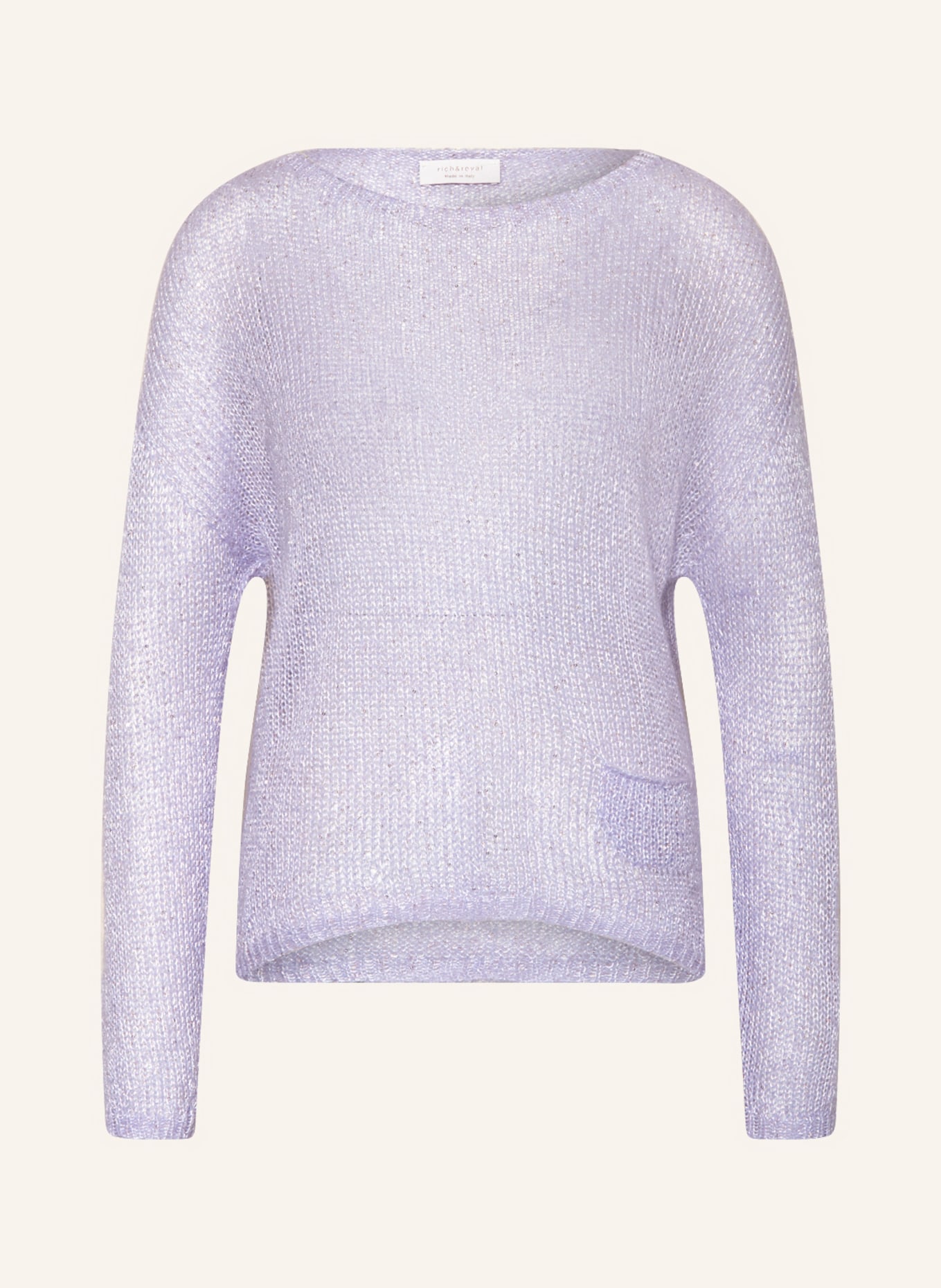 rich&royal Sweater with sequins, Color: LIGHT PURPLE (Image 1)