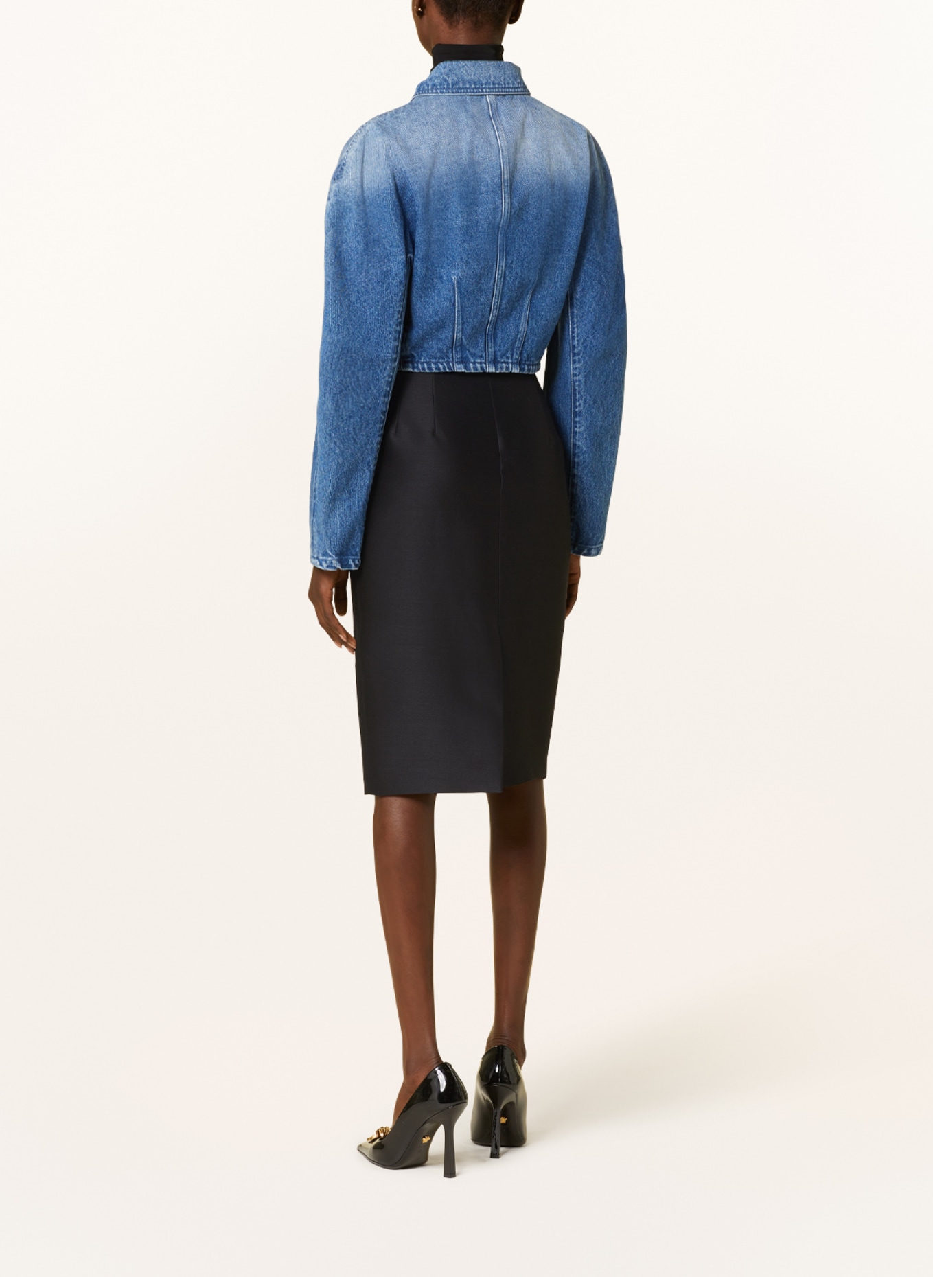 VERSACE Skirt, Color: BLACK (Image 3)