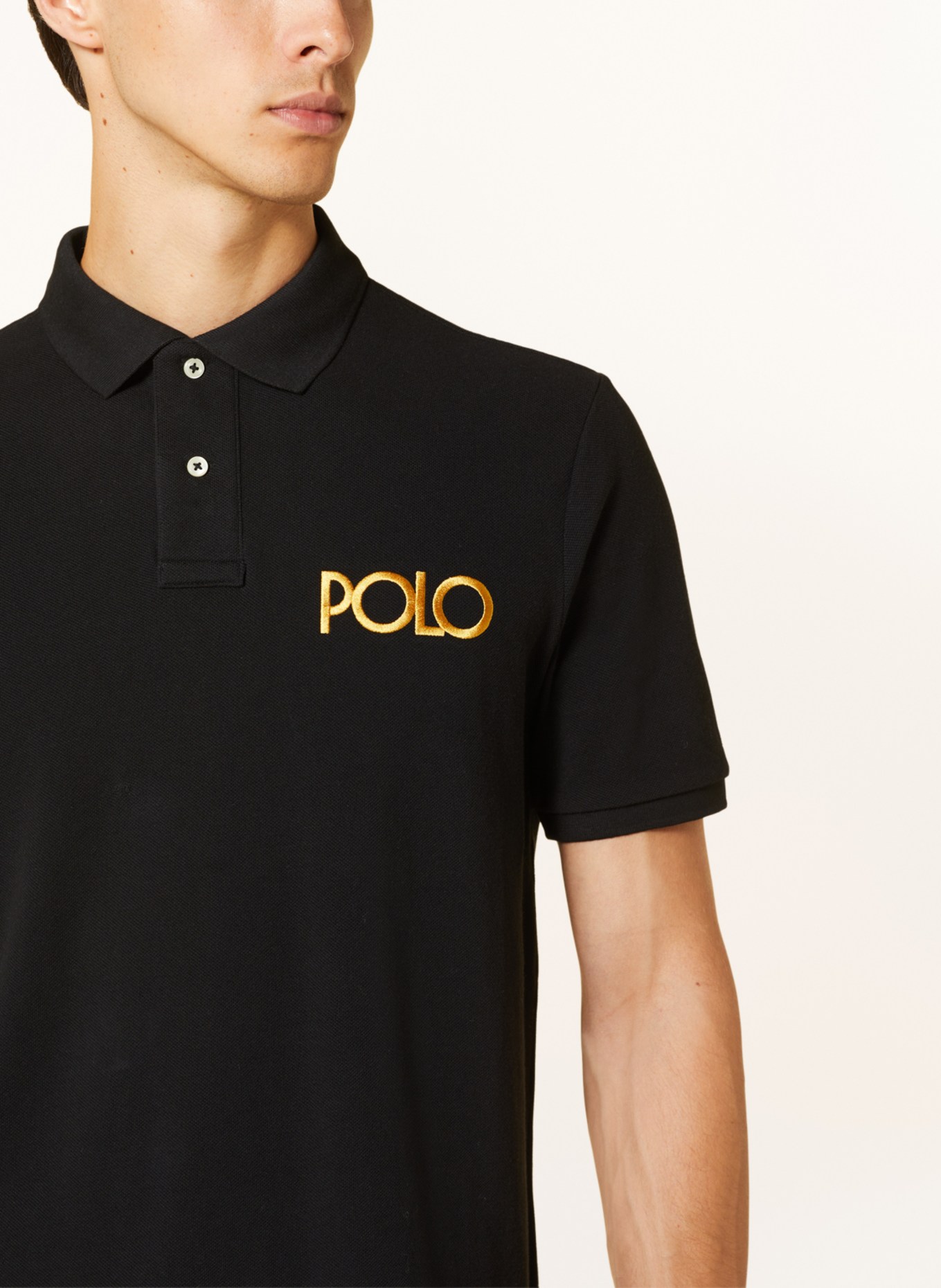 POLO RALPH LAUREN Piqué-Poloshirt Classic Fit, Farbe: DUNKELBLAU (Bild 4)