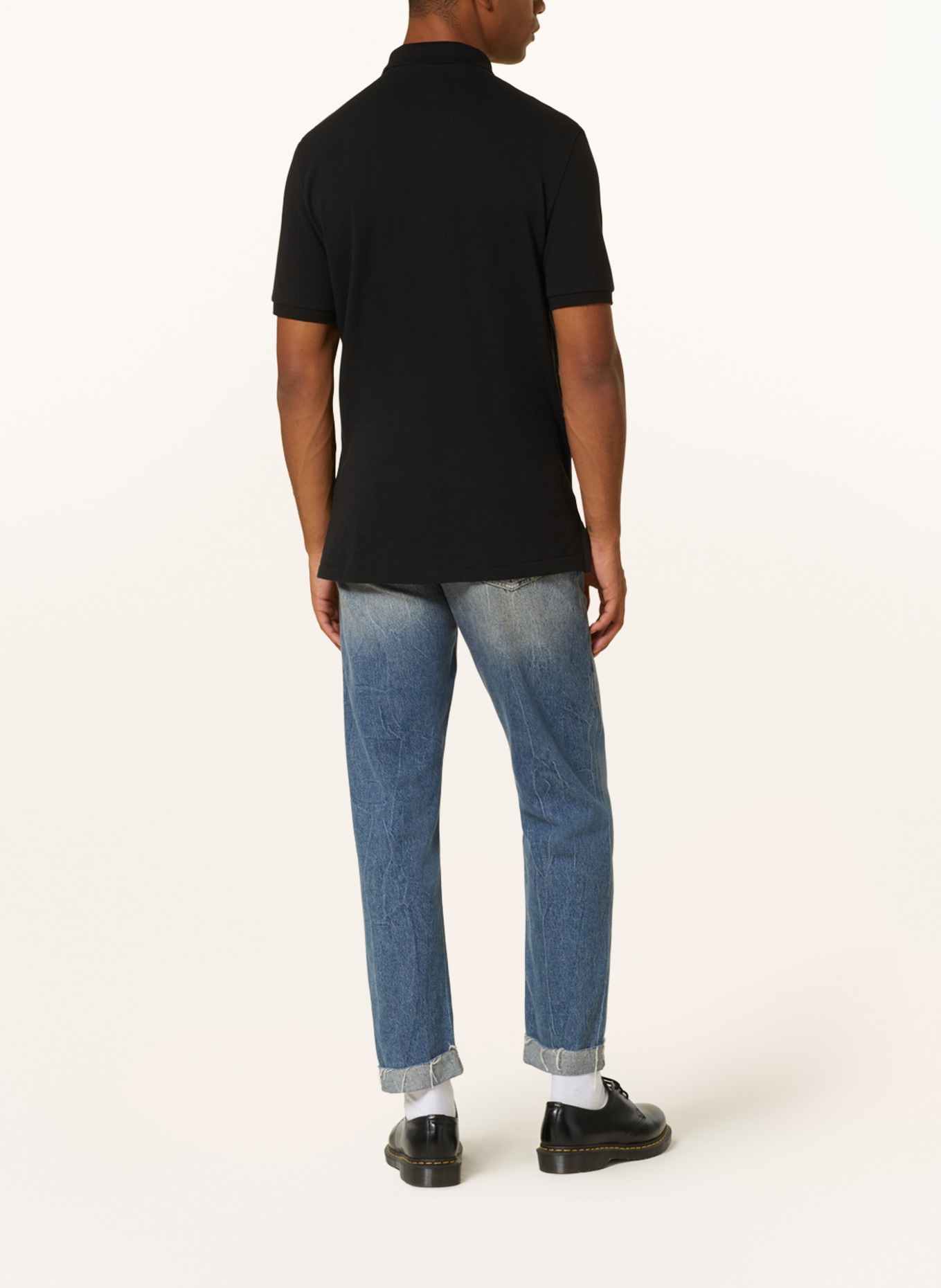 POLO RALPH LAUREN Piqué polo shirt classic fit, Color: BLACK (Image 3)