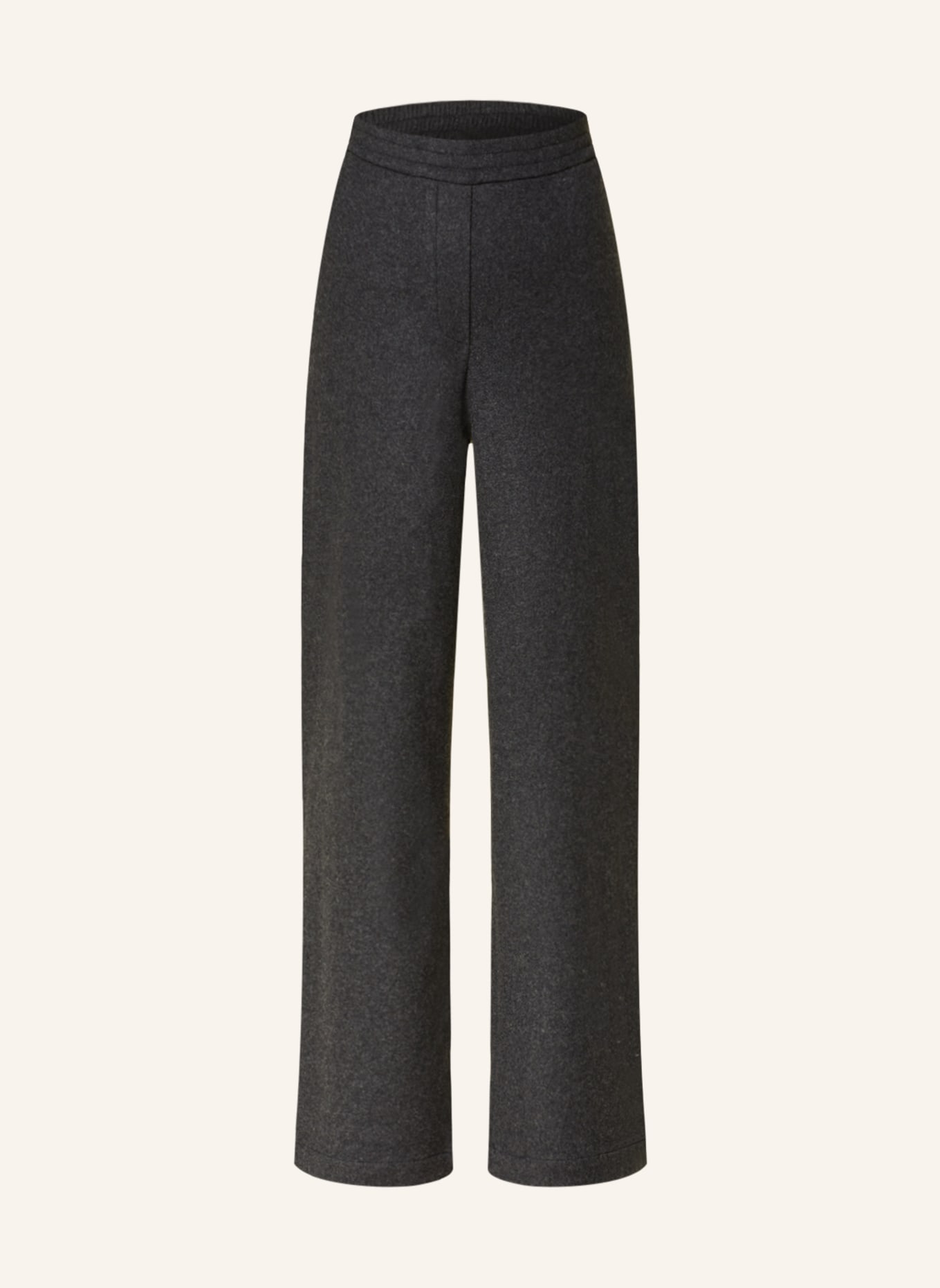 GITTA BANKO Wide leg trousers MARGOT, Color: DARK GRAY (Image 1)