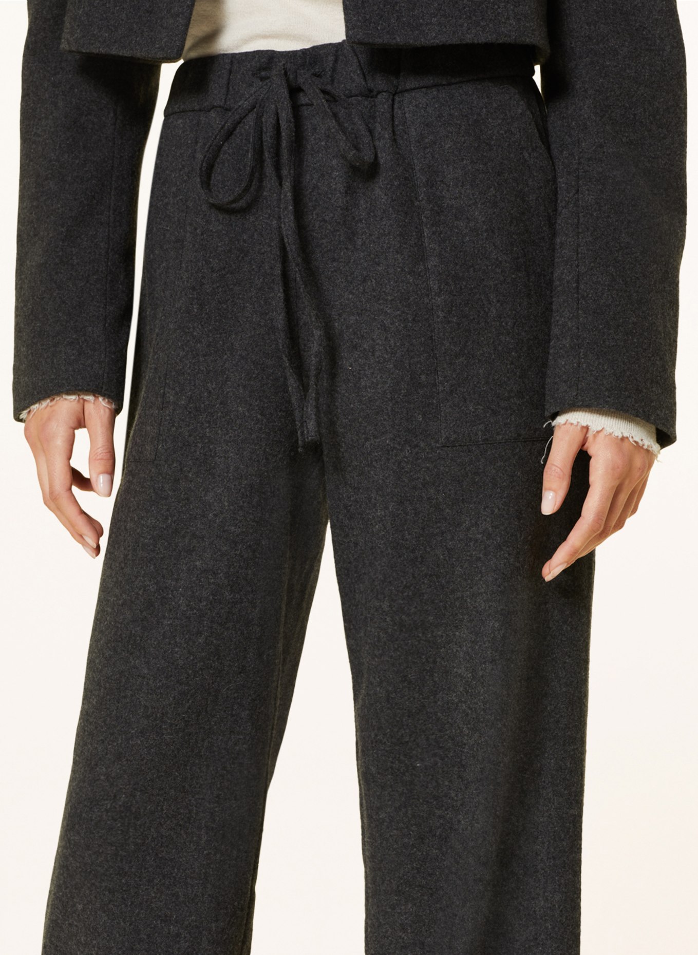 GITTA BANKO Spodnie w stylu dresowym, Kolor: CZIEMNOSZARY (Obrazek 5)