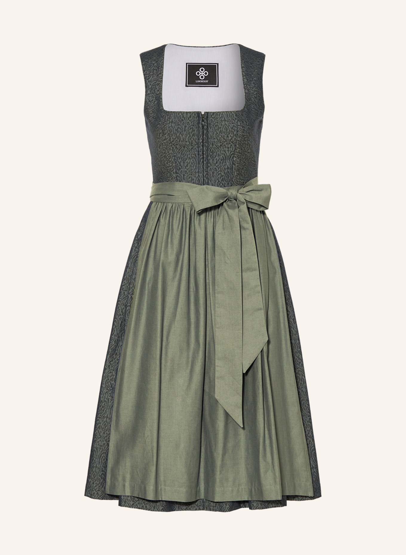 LIMBERRY Sukienka bawarska LUNA, Kolor: ZIELONY/ CIEMNOZIELONY (Obrazek 1)