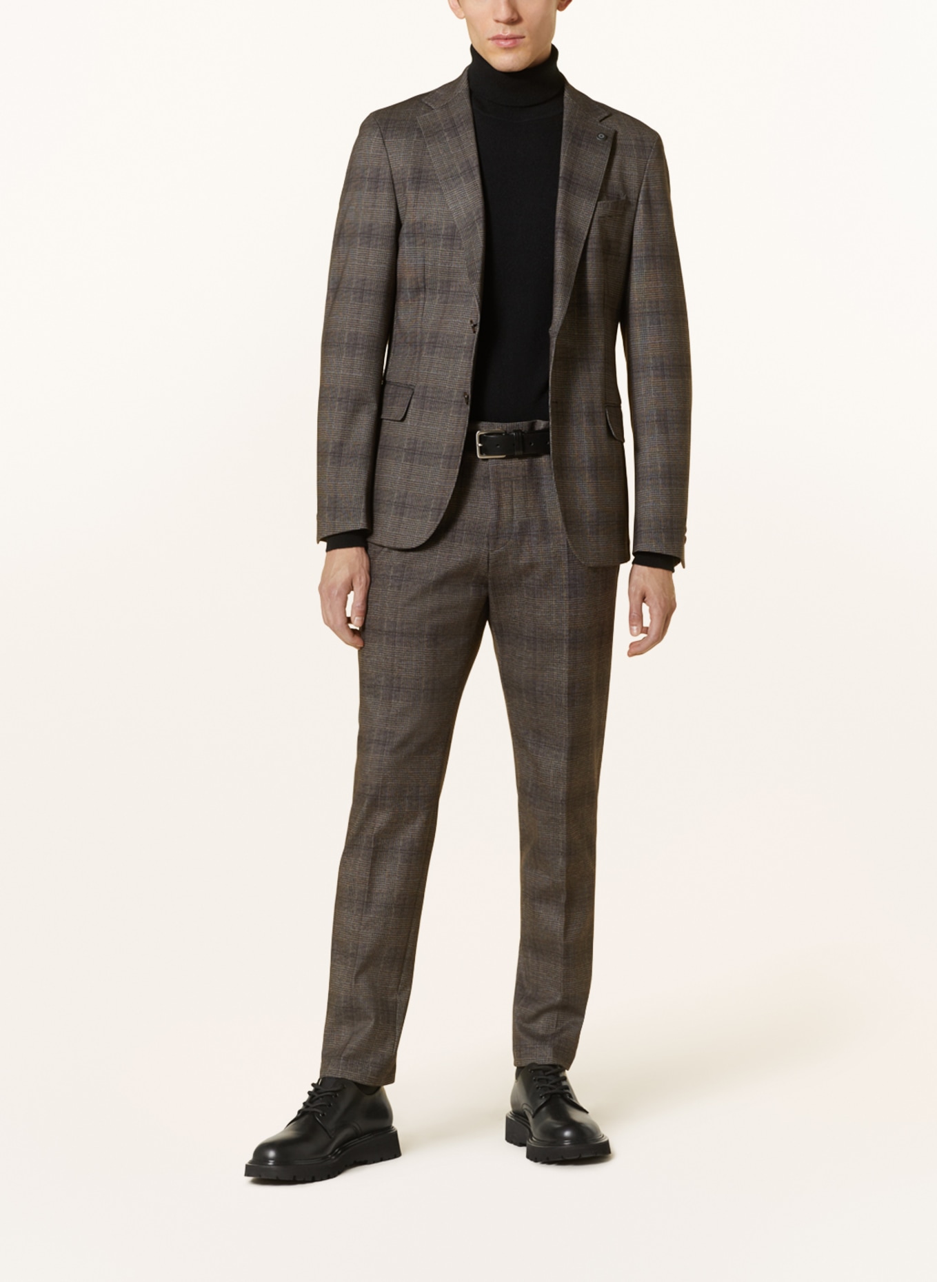 STRELLSON Spodnie garniturowe KYND2 slim fit, Kolor: 219 Medium Brown               219 (Obrazek 2)