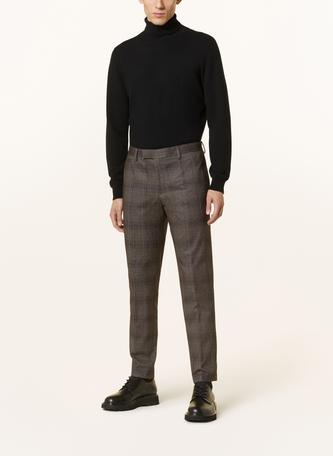 STRELLSON Oblekové kalhoty KYND2 Slim Fit, Barva: 219 Medium Brown               219 (Obrázek 3)