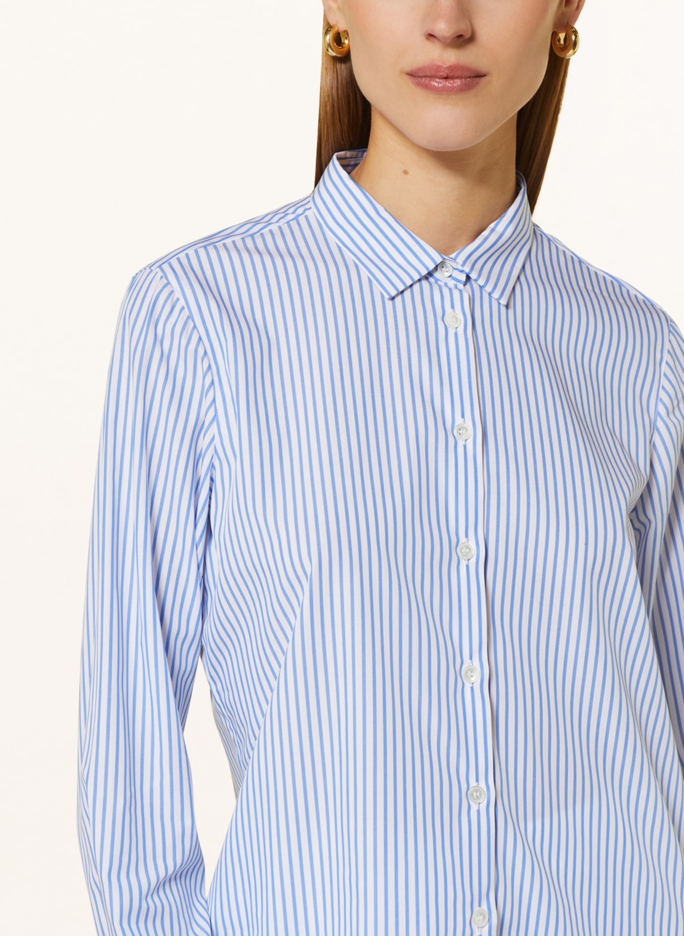 ROBERT FRIEDMAN Shirt blouse ANDREA, Color: LIGHT BLUE/ WHITE (Image 4)