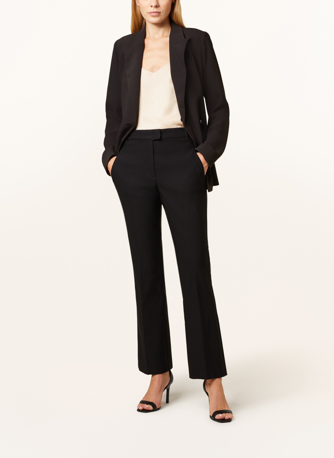 BETTY&CO Bootcut trousers, Color: BLACK (Image 2)