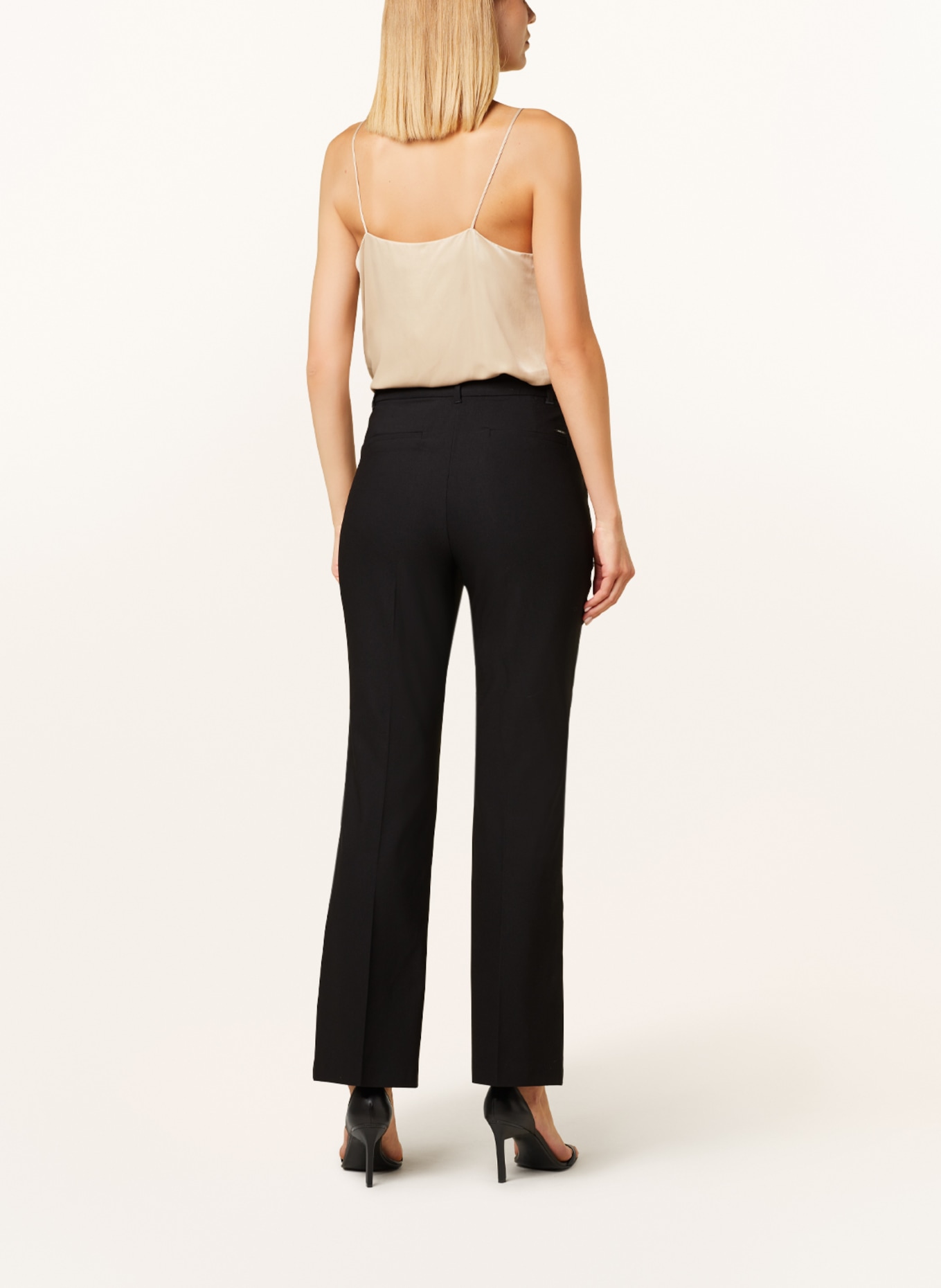 BETTY&CO Bootcut trousers, Color: BLACK (Image 3)