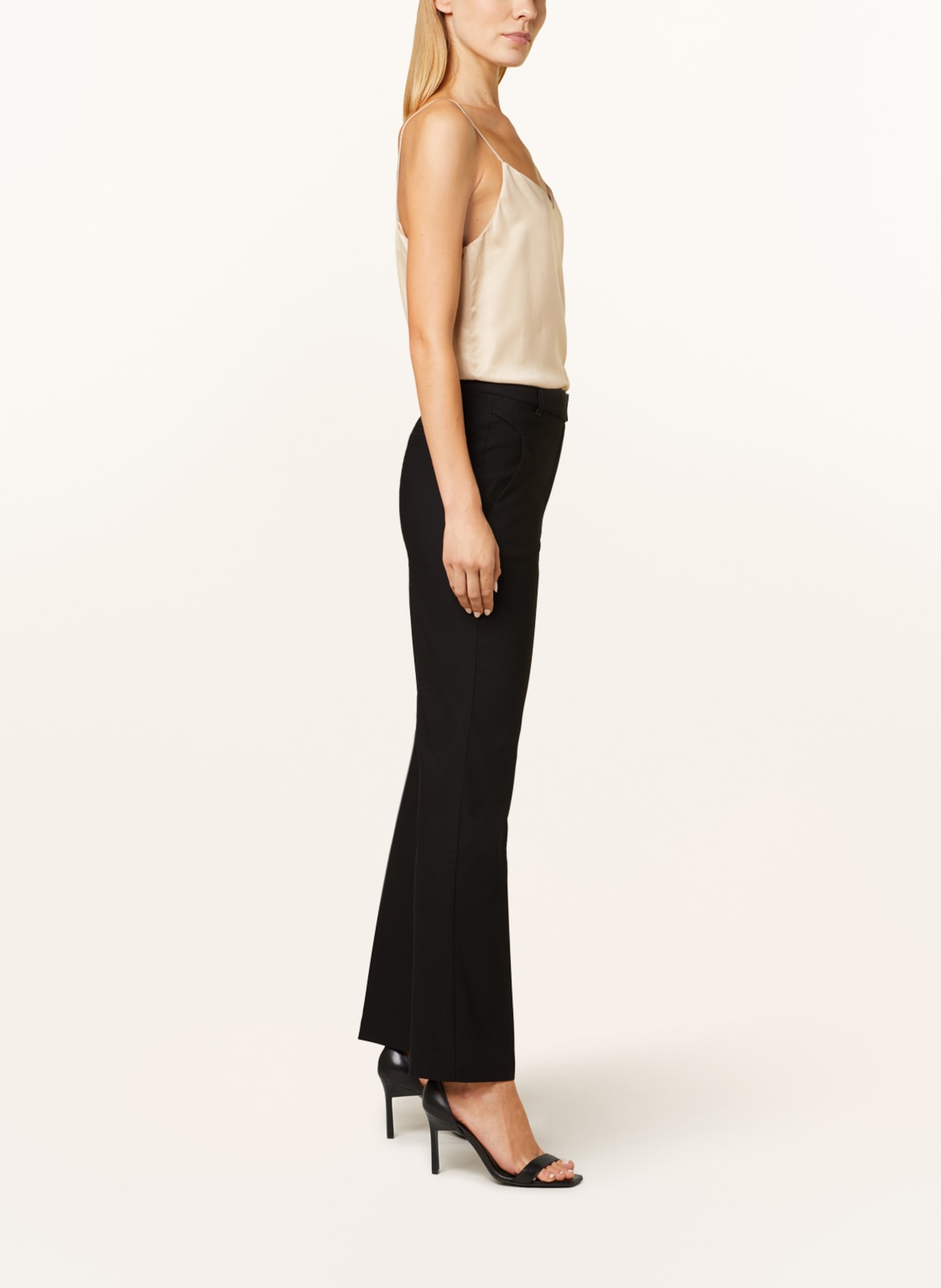 BETTY&CO Bootcut trousers, Color: BLACK (Image 4)