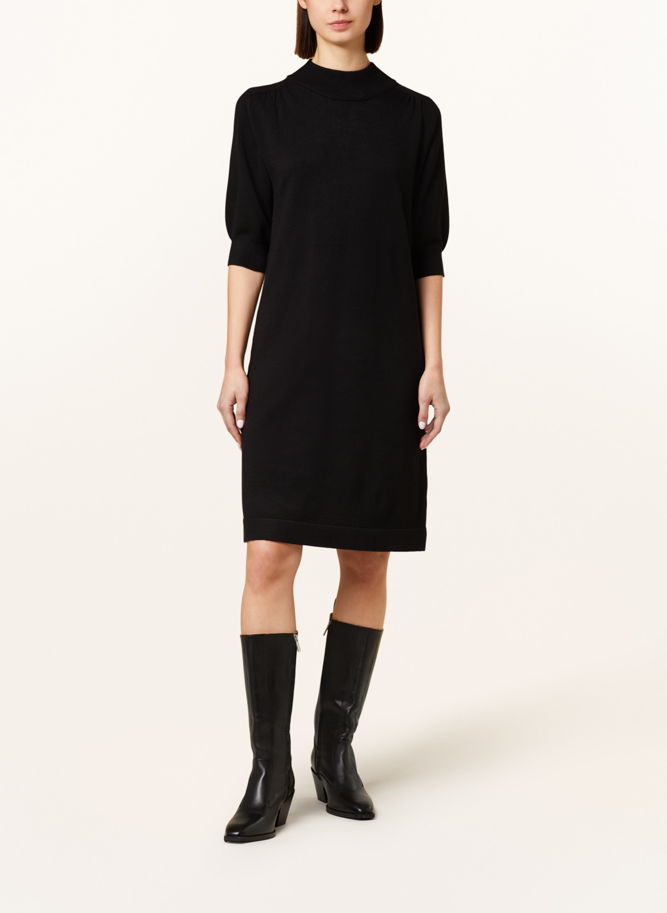 BETTY&CO Knit dress, Color: BLACK (Image 2)