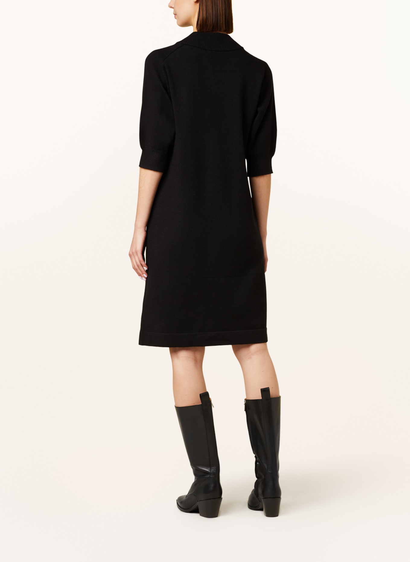 BETTY&CO Knit dress, Color: BLACK (Image 3)