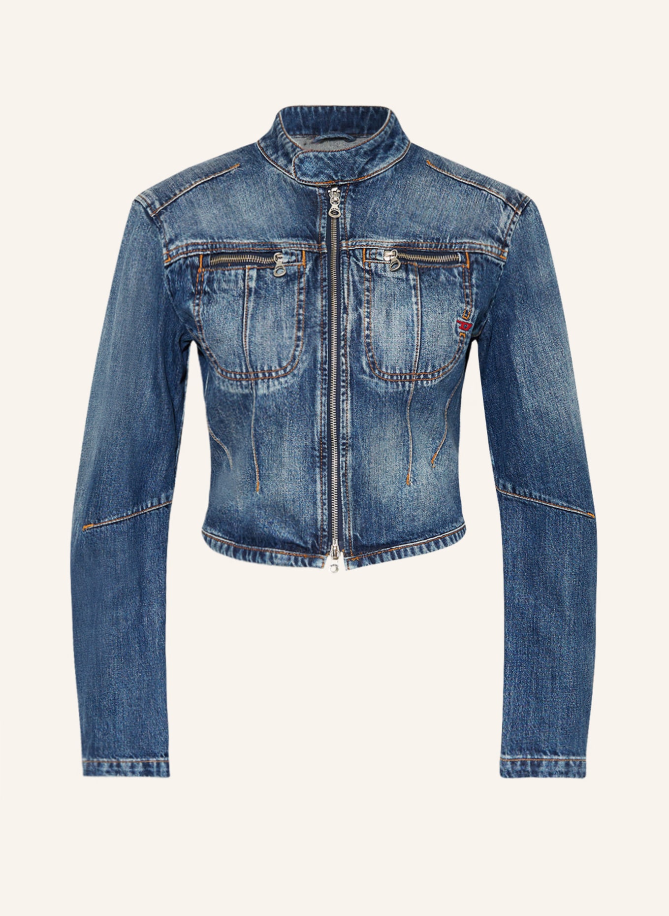 DIESEL Kurtka jeansowa DE-SLIMMY-BK-S, Kolor: NIEBIESKI (Obrazek 1)