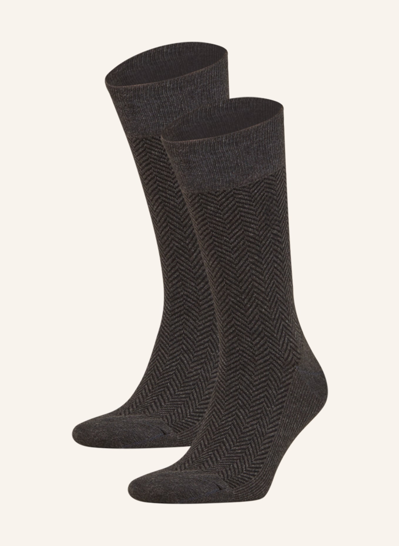 POLO RALPH LAUREN 2-pack socks, Color: 003 2PK CHCL/BLACK HERRINGBONE (Image 1)
