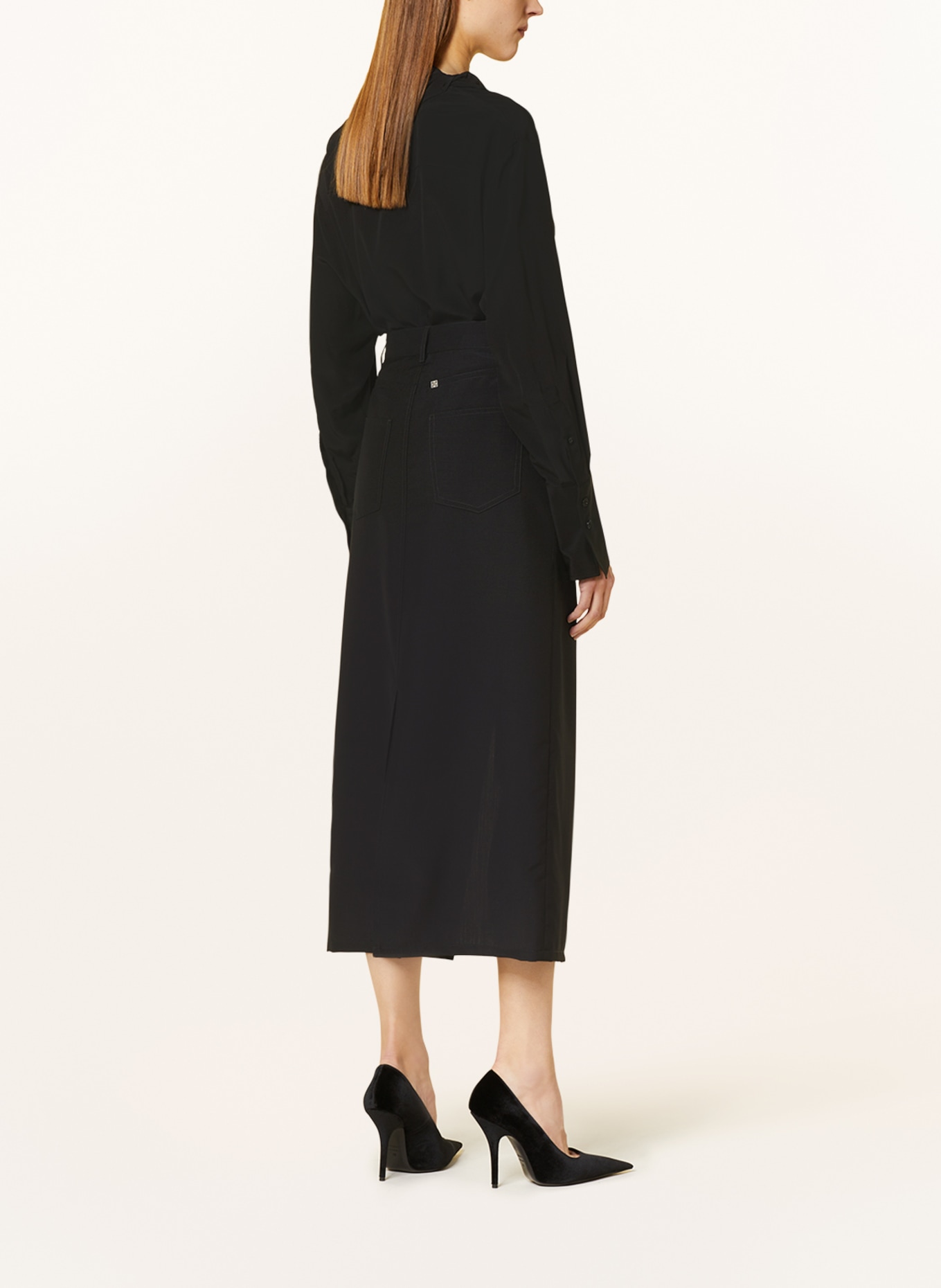 GIVENCHY Skirt, Color: BLACK (Image 3)