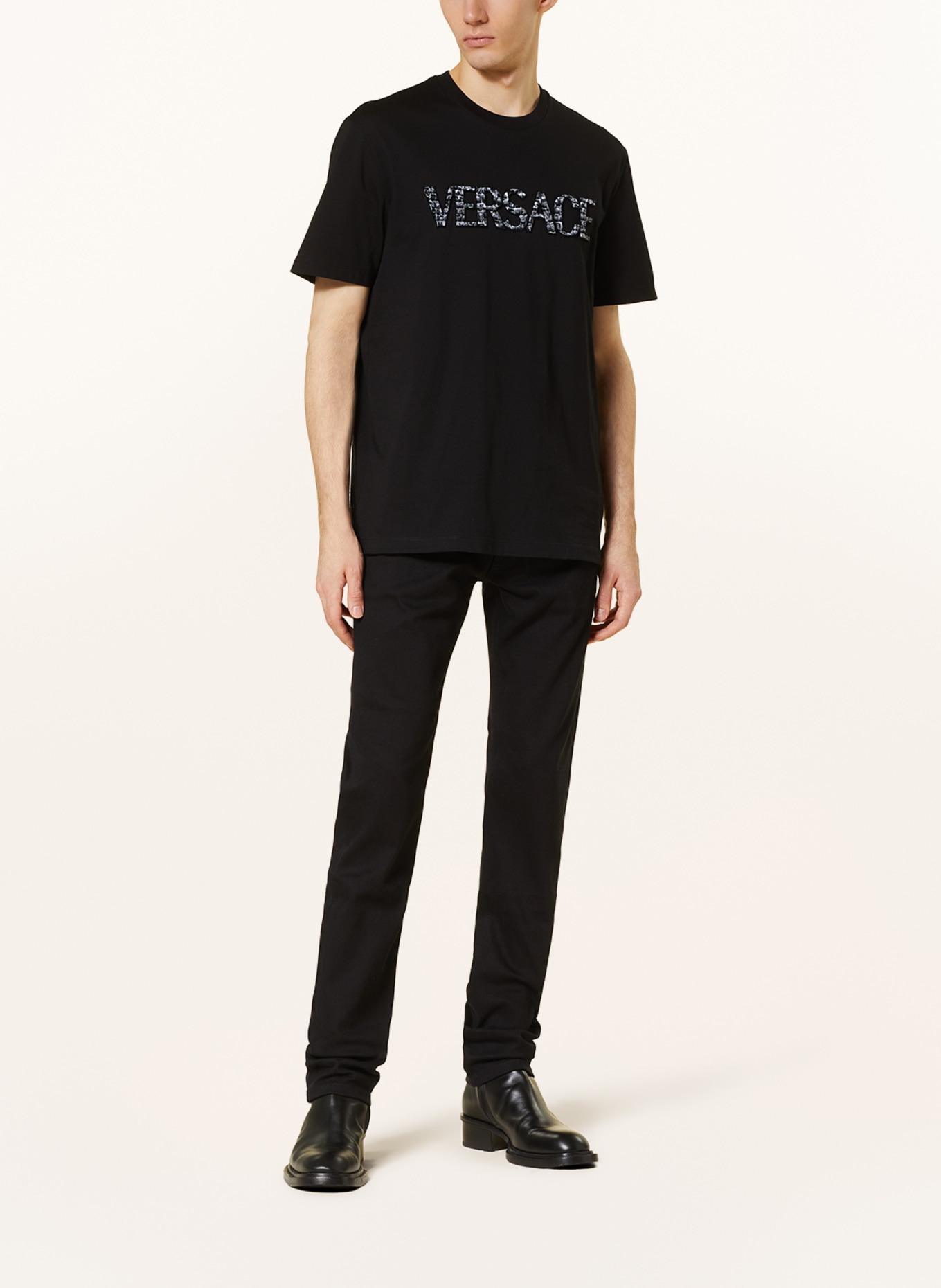 VERSACE T-shirt, Color: BLACK (Image 2)