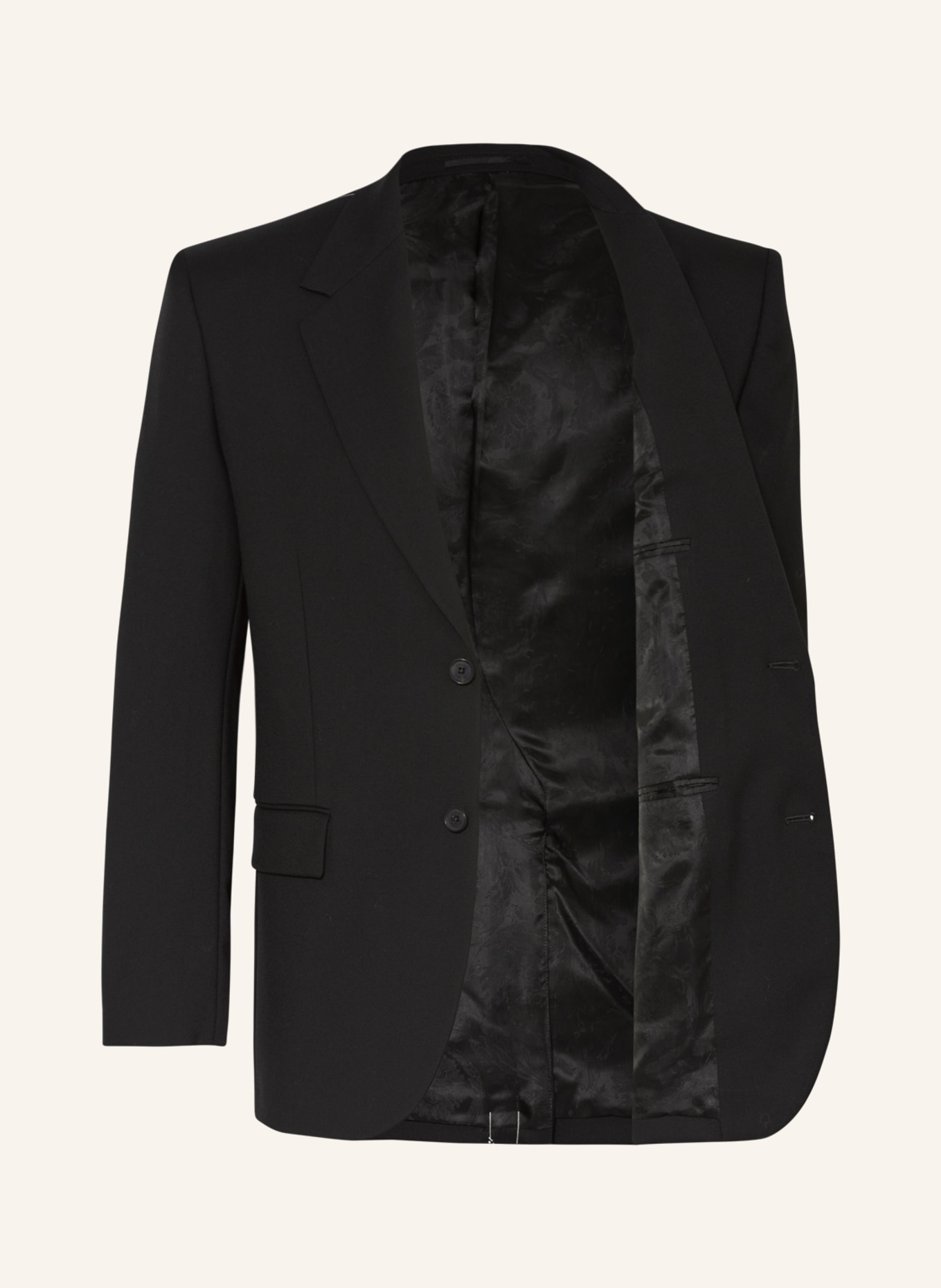 VERSACE Oblekové sako Slim Fit, Barva: 1B000 BLACK (Obrázek 4)