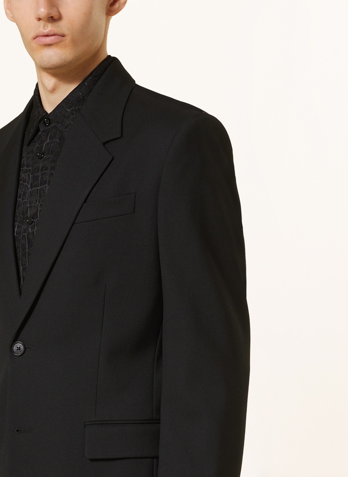VERSACE Oblekové sako Slim Fit, Barva: 1B000 BLACK (Obrázek 5)