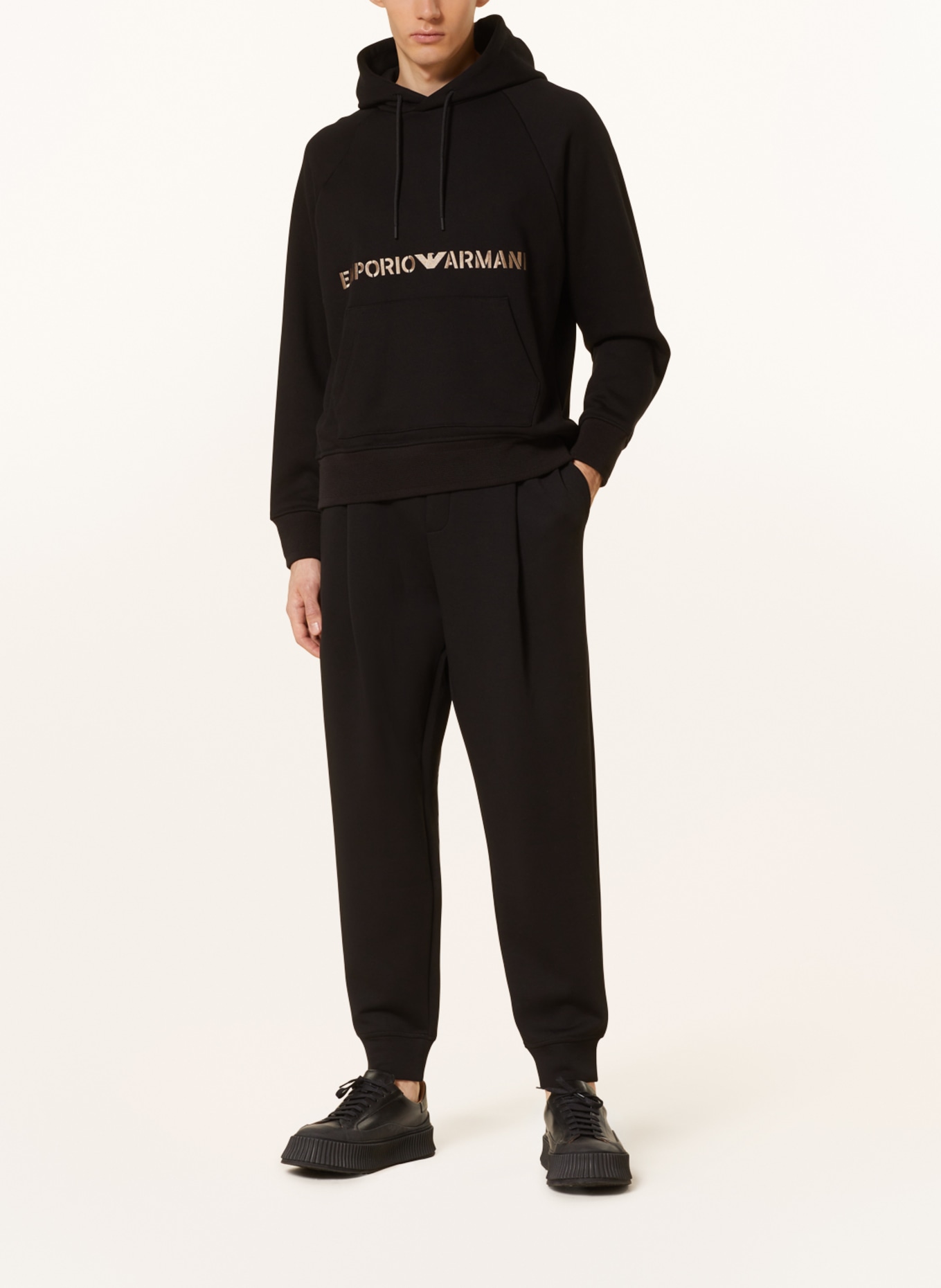 EMPORIO ARMANI Sweatpants, Color: BLACK (Image 2)